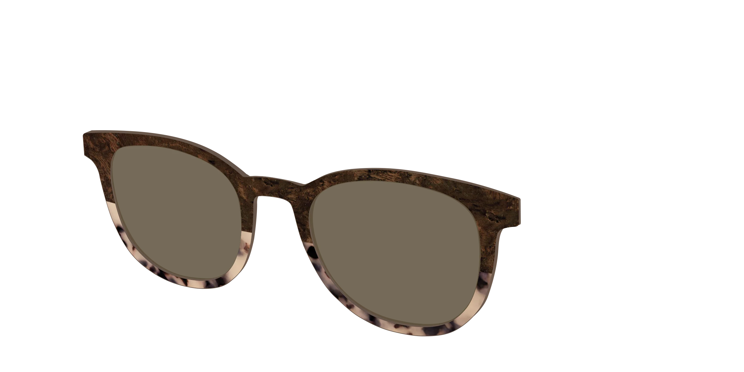 The Polarized Dark Oak Tortoise Split Sun Top - Image 16