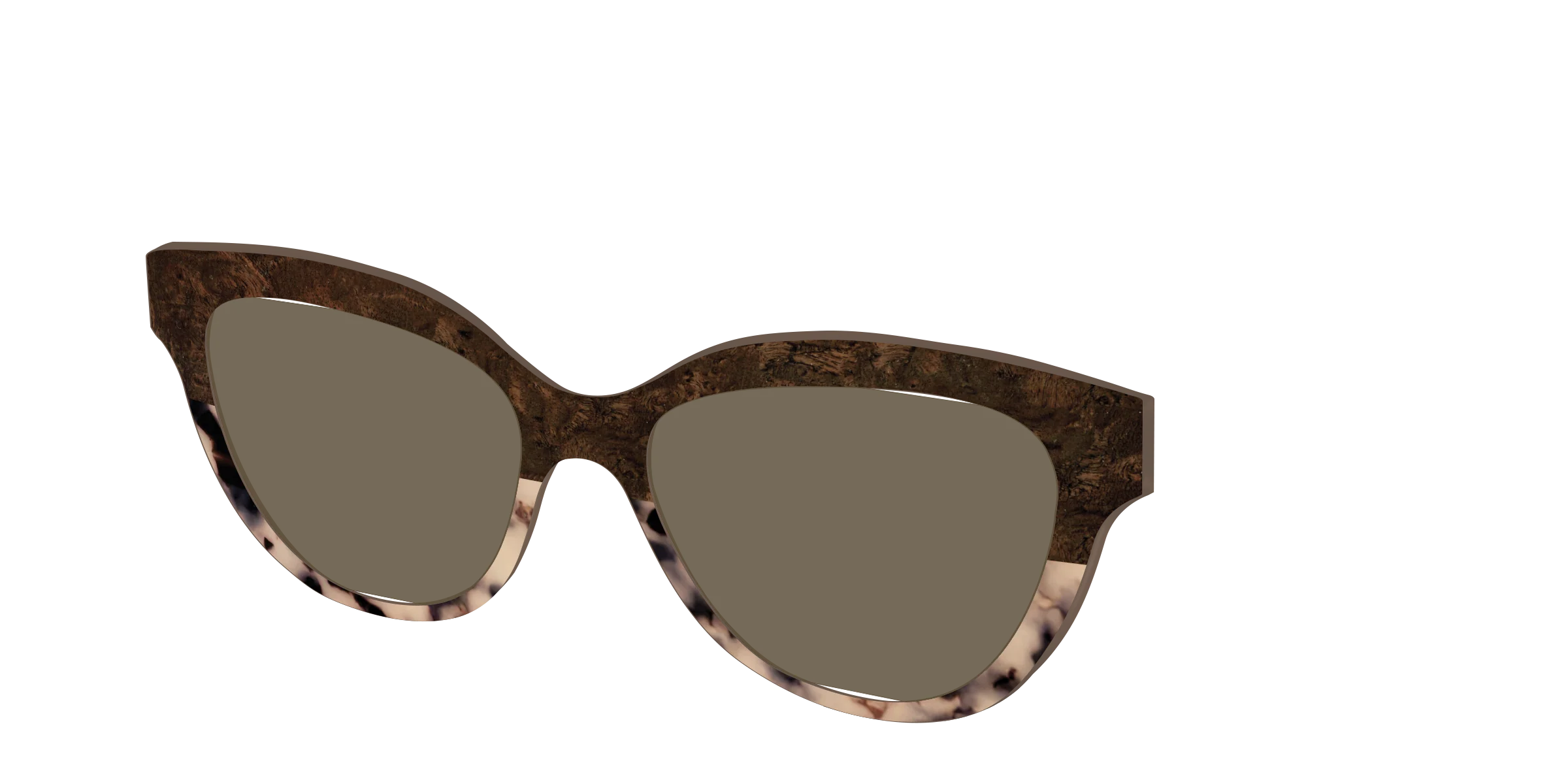 The Polarized Dark Oak Tortoise Split Sun Top - Image 34
