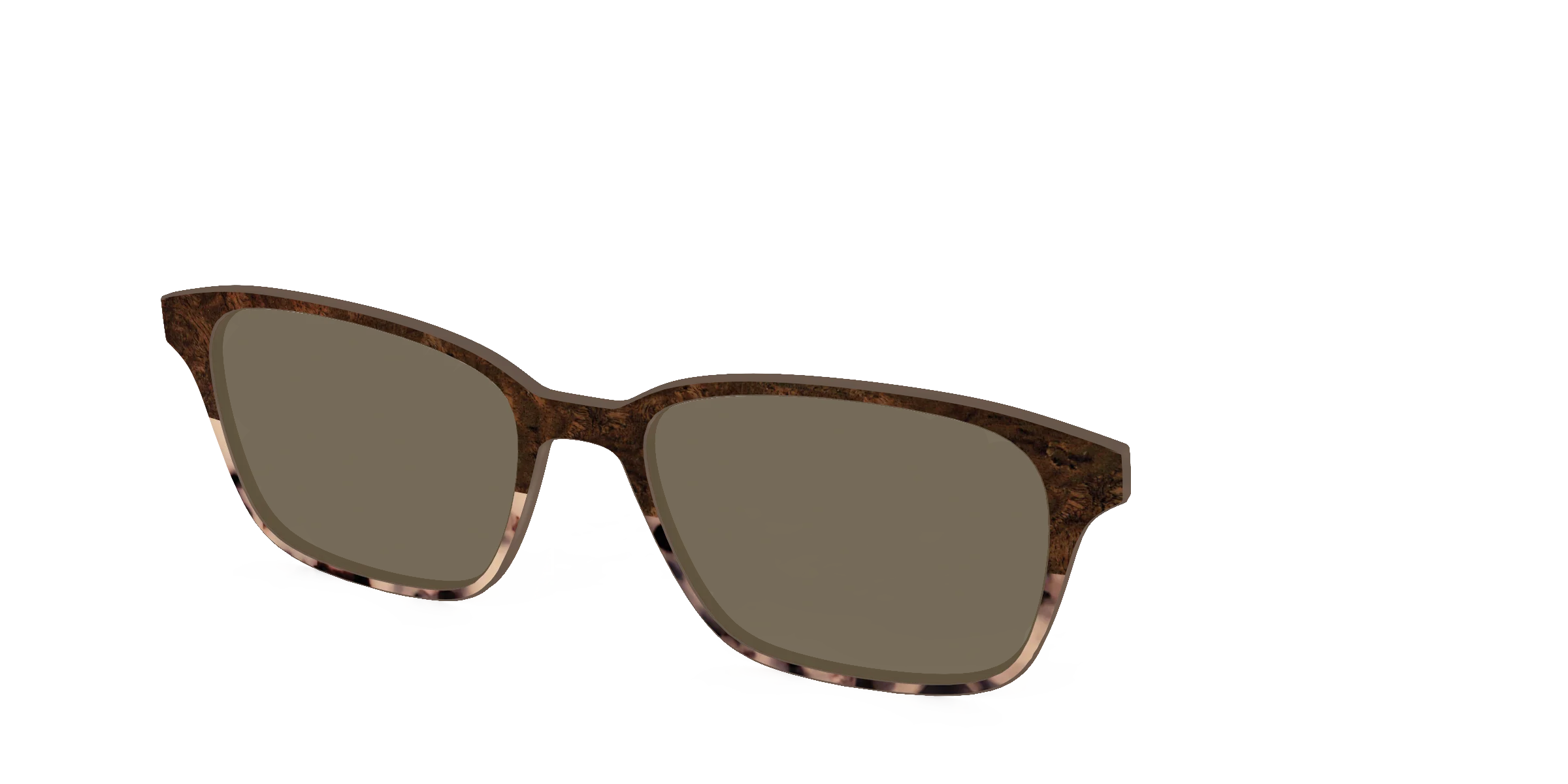 The Polarized Dark Oak Tortoise Split Sun Top - Image 56