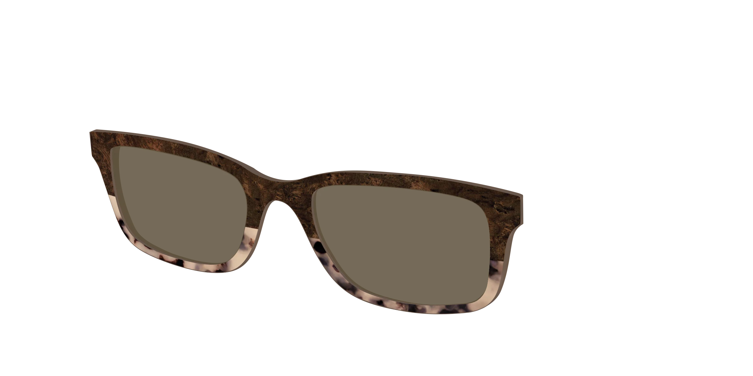 The Polarized Dark Oak Tortoise Split Sun Top - Image 6
