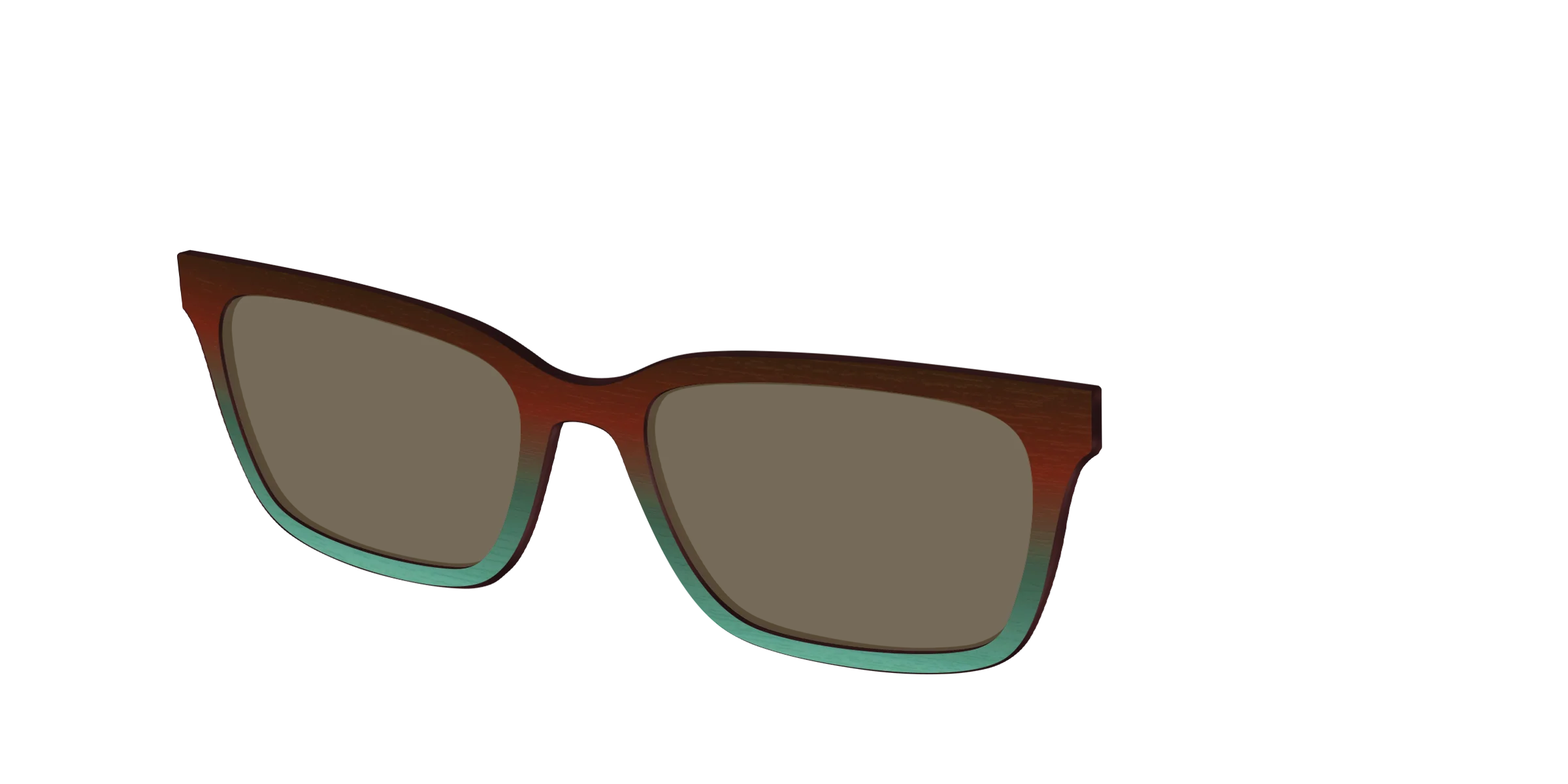 The Polarized Mahogany to Juniper Woodgrain Sun Top - Image 10