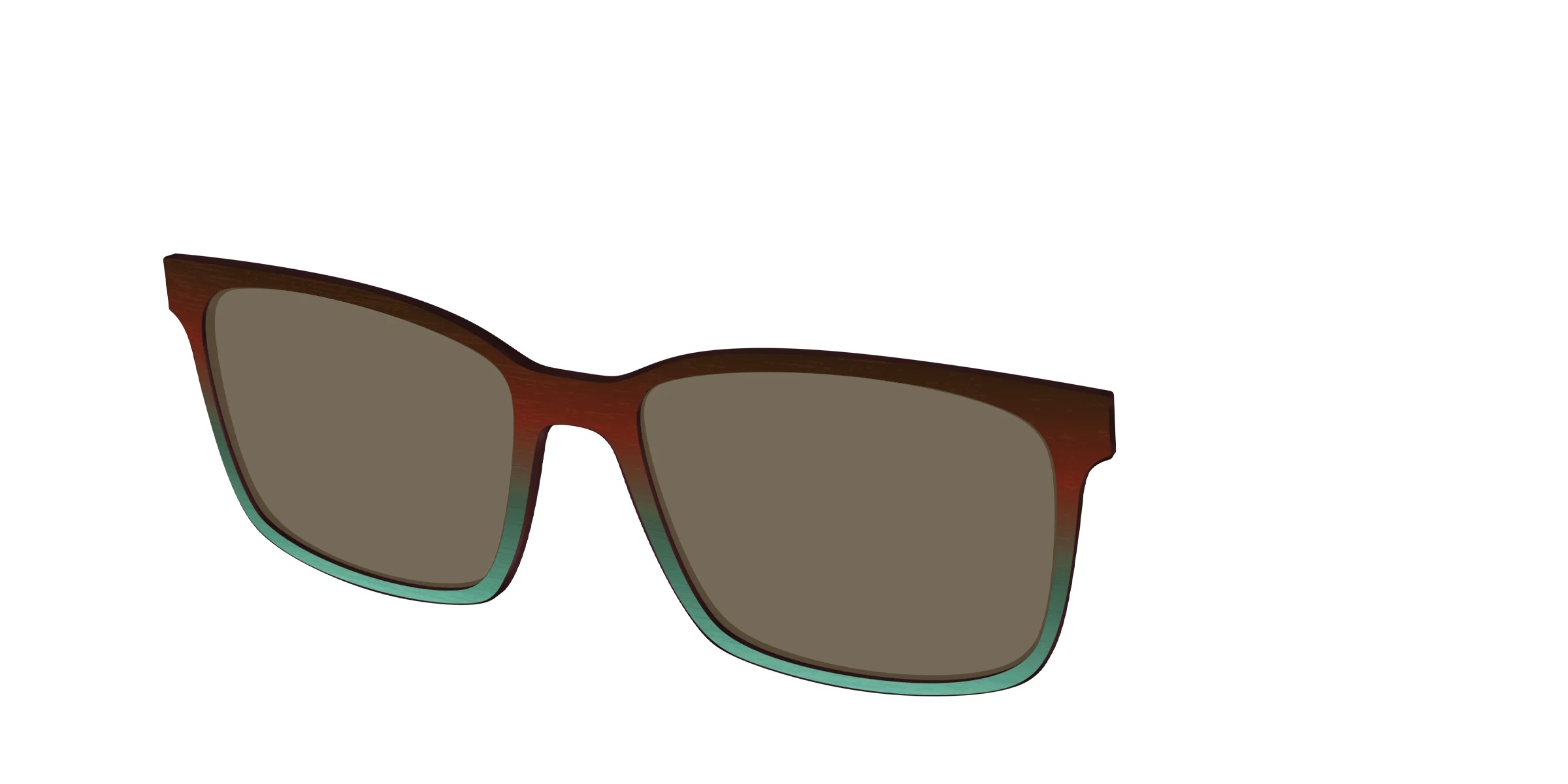 The Polarized Mahogany to Juniper Woodgrain Sun Top - Image 12