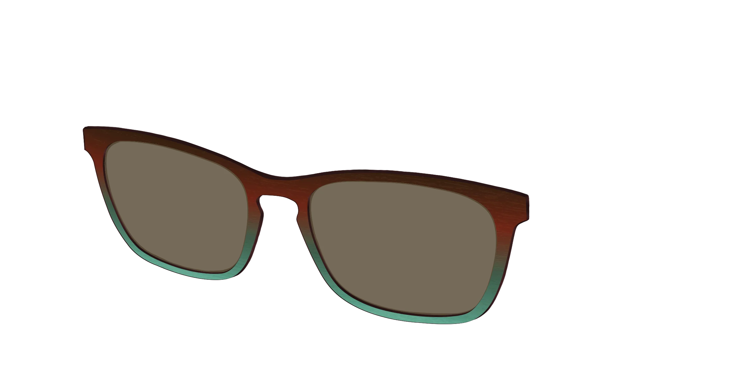 The Polarized Mahogany to Juniper Woodgrain Sun Top - Image 14