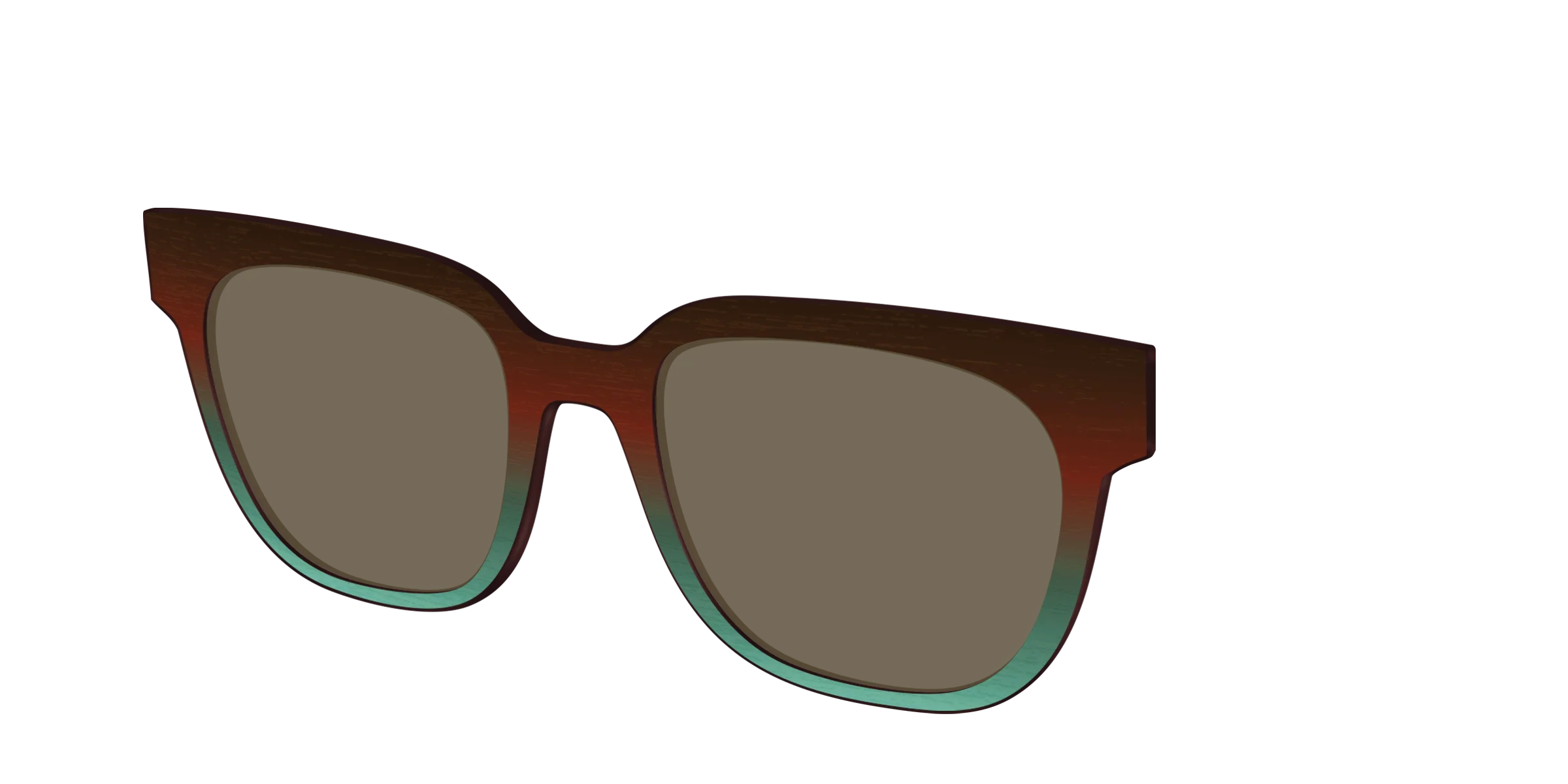 The Polarized Mahogany to Juniper Woodgrain Sun Top - Image 32