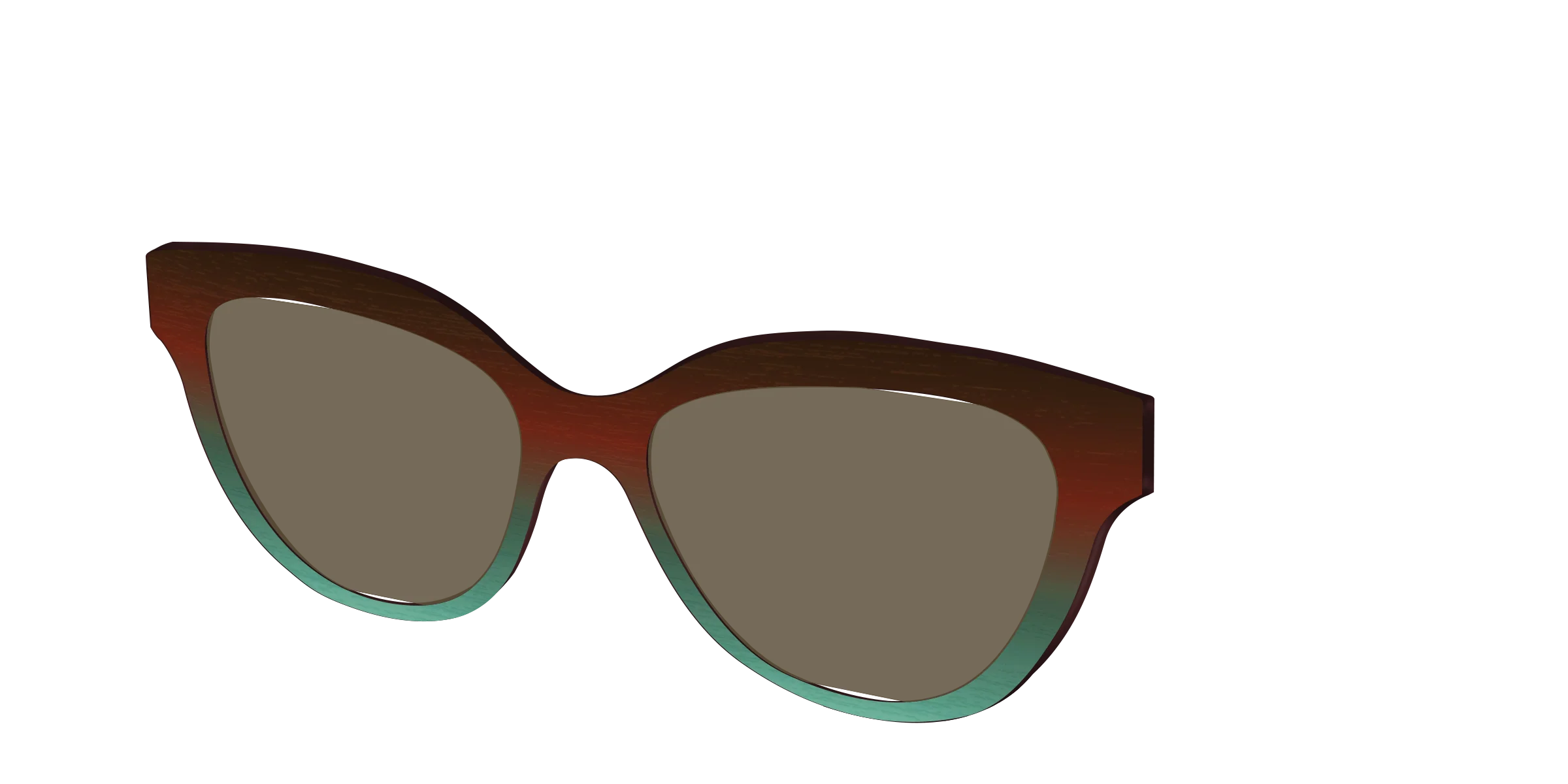 The Polarized Mahogany to Juniper Woodgrain Sun Top - Image 34