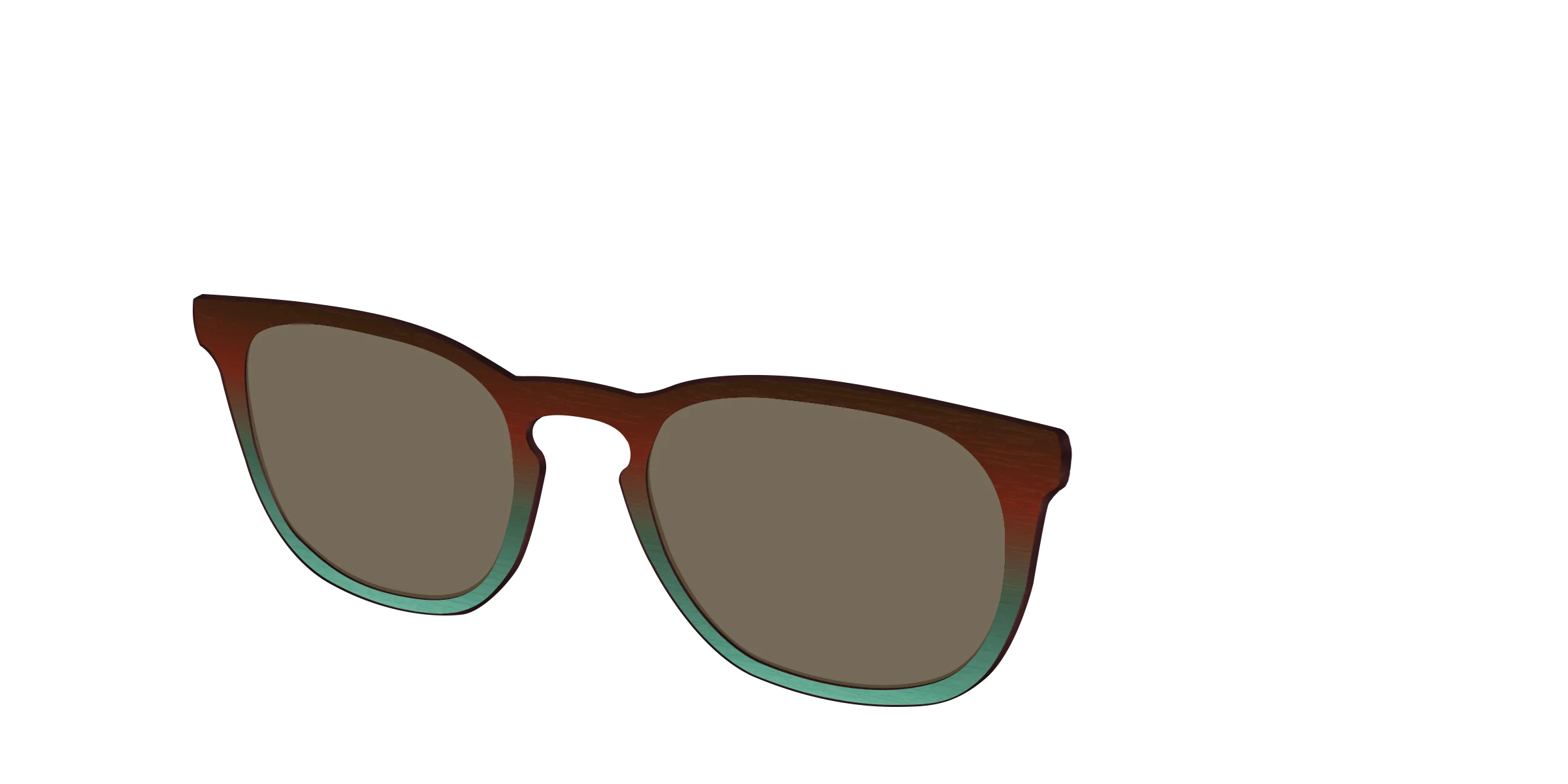 The Polarized Mahogany to Juniper Woodgrain Sun Top - Image 8