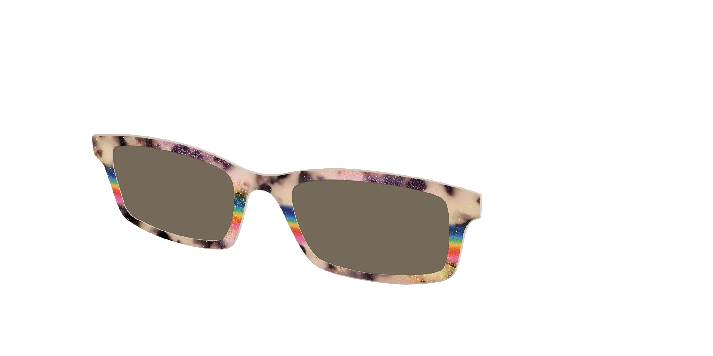The Polarized Prism Split Tortoise Sun Top - Image 2