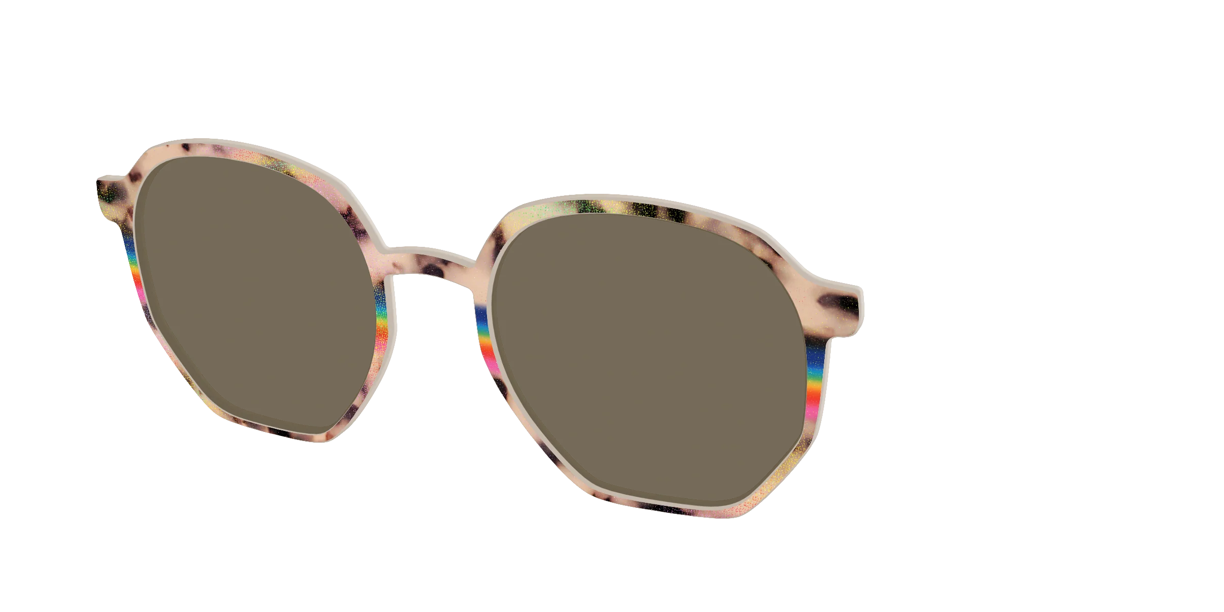 The Polarized Prism Split Tortoise Sun Top - Image 60