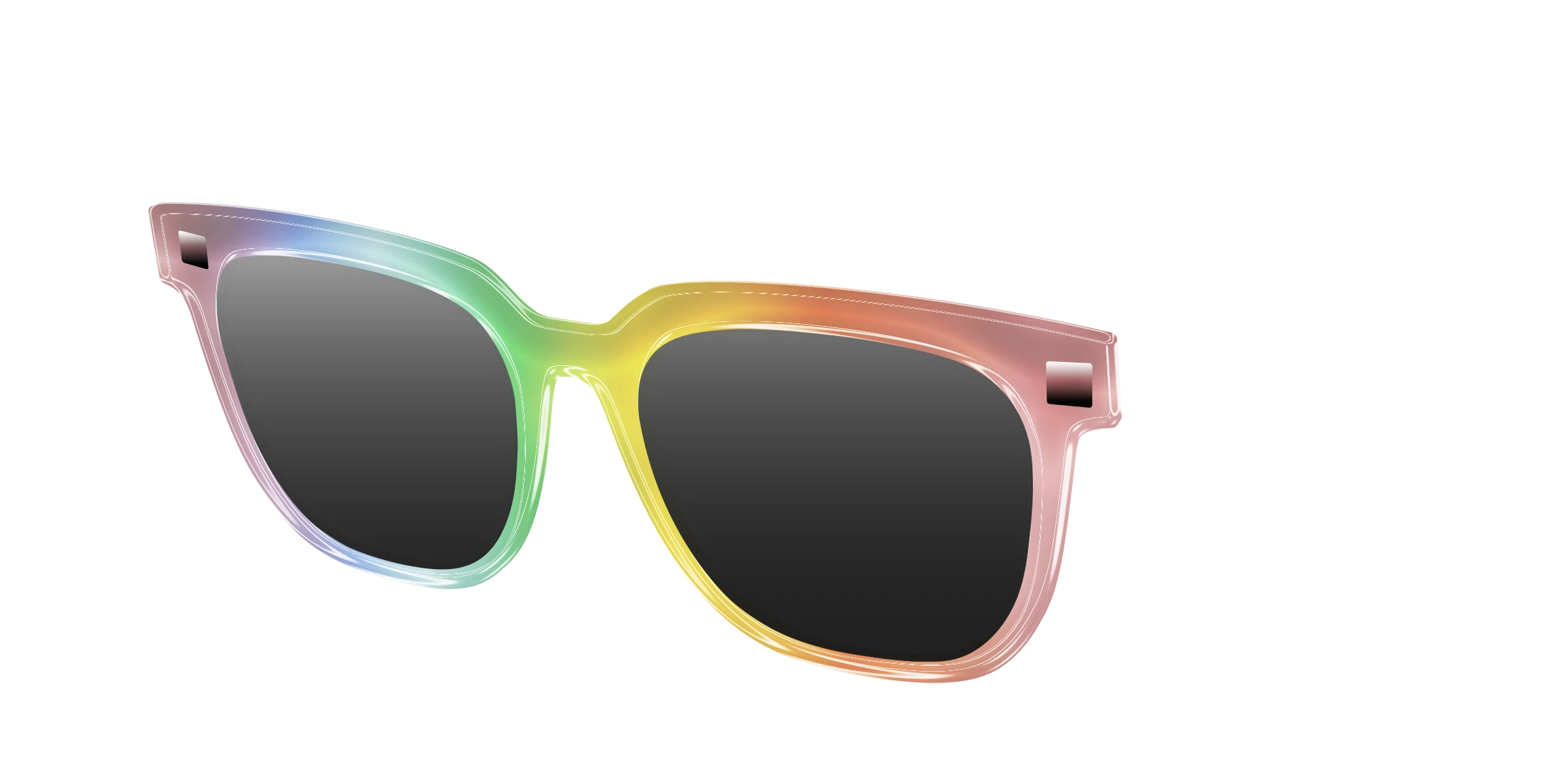 The Polarized Rainbow Gradient Sun Top - Image 38