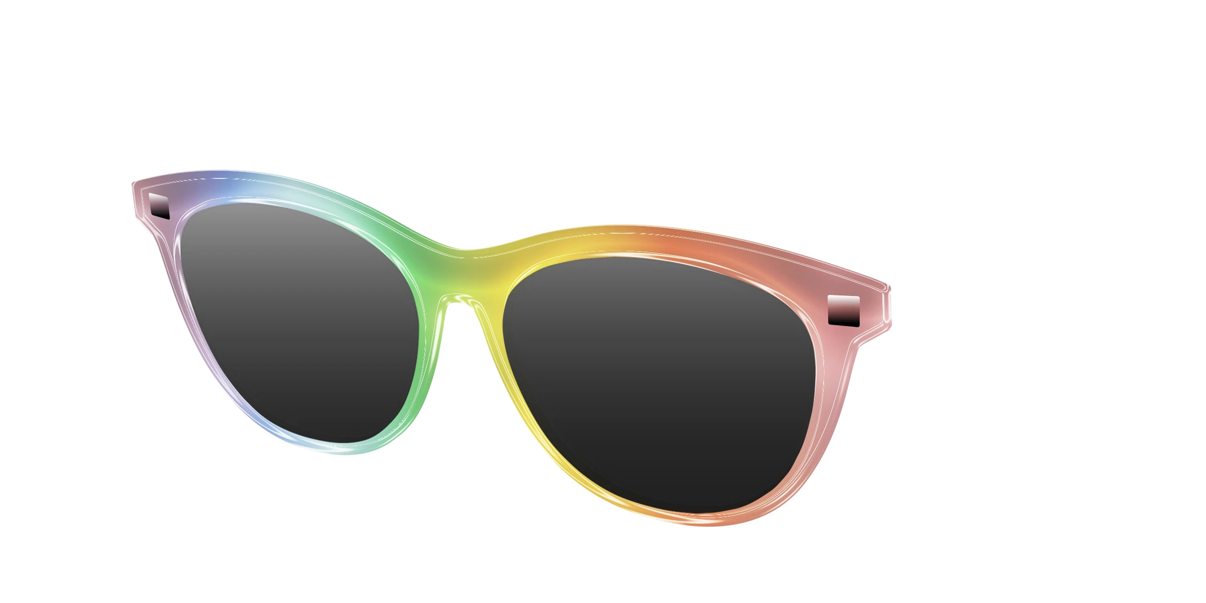The Polarized Rainbow Gradient Sun Top - Image 42