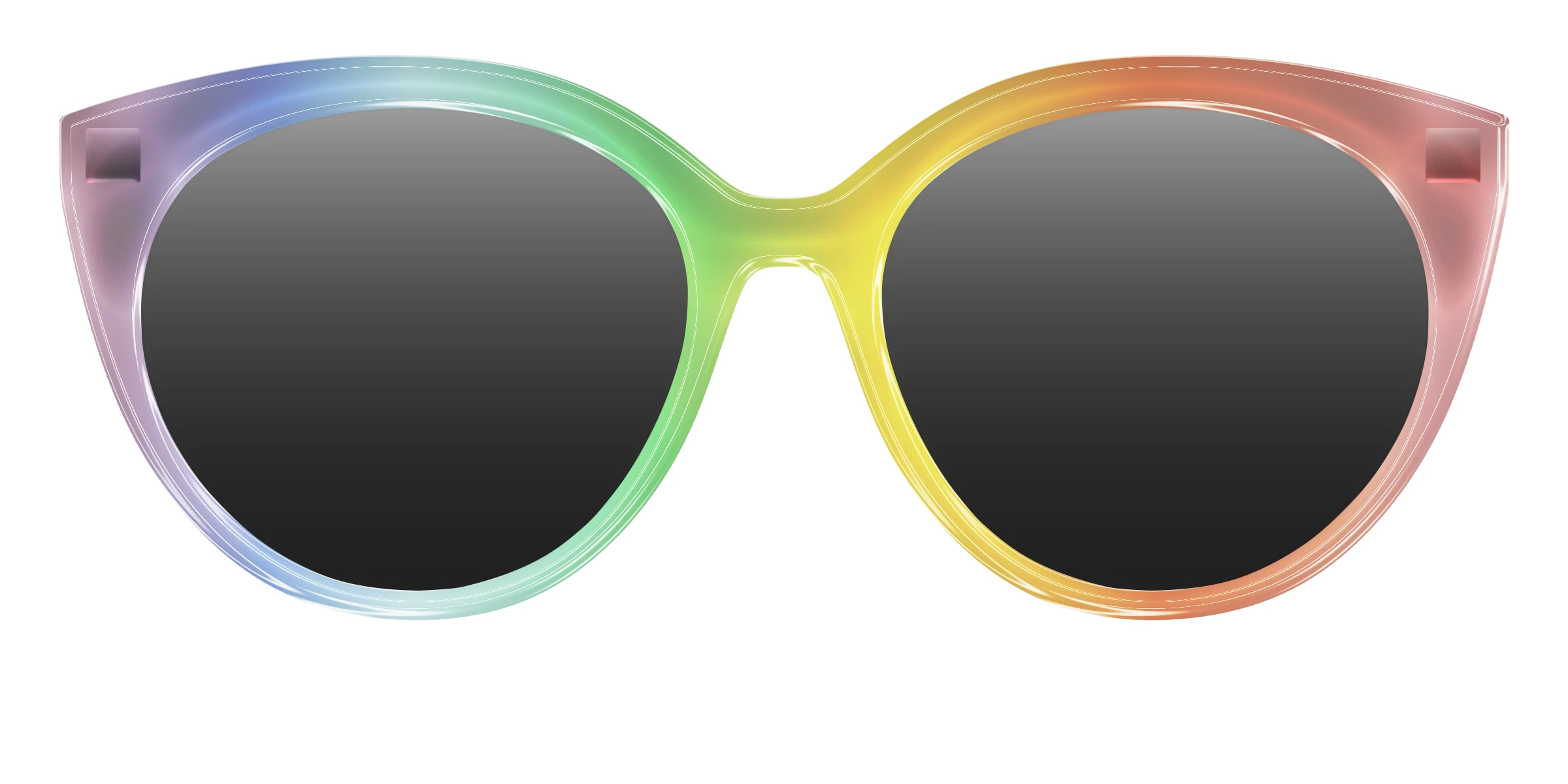The Polarized Rainbow Gradient Sun Top - Image 43