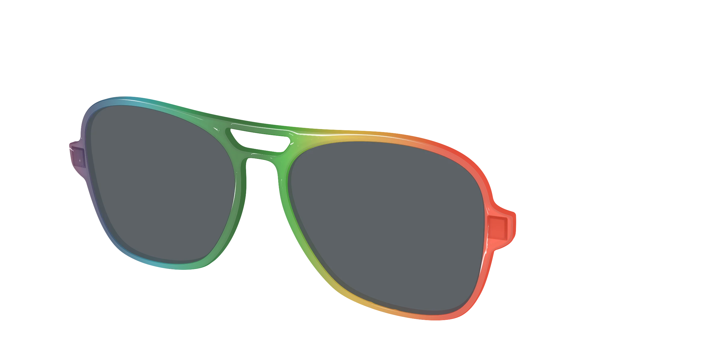 The Polarized Rainbow Gradient Sun Top - Image 52