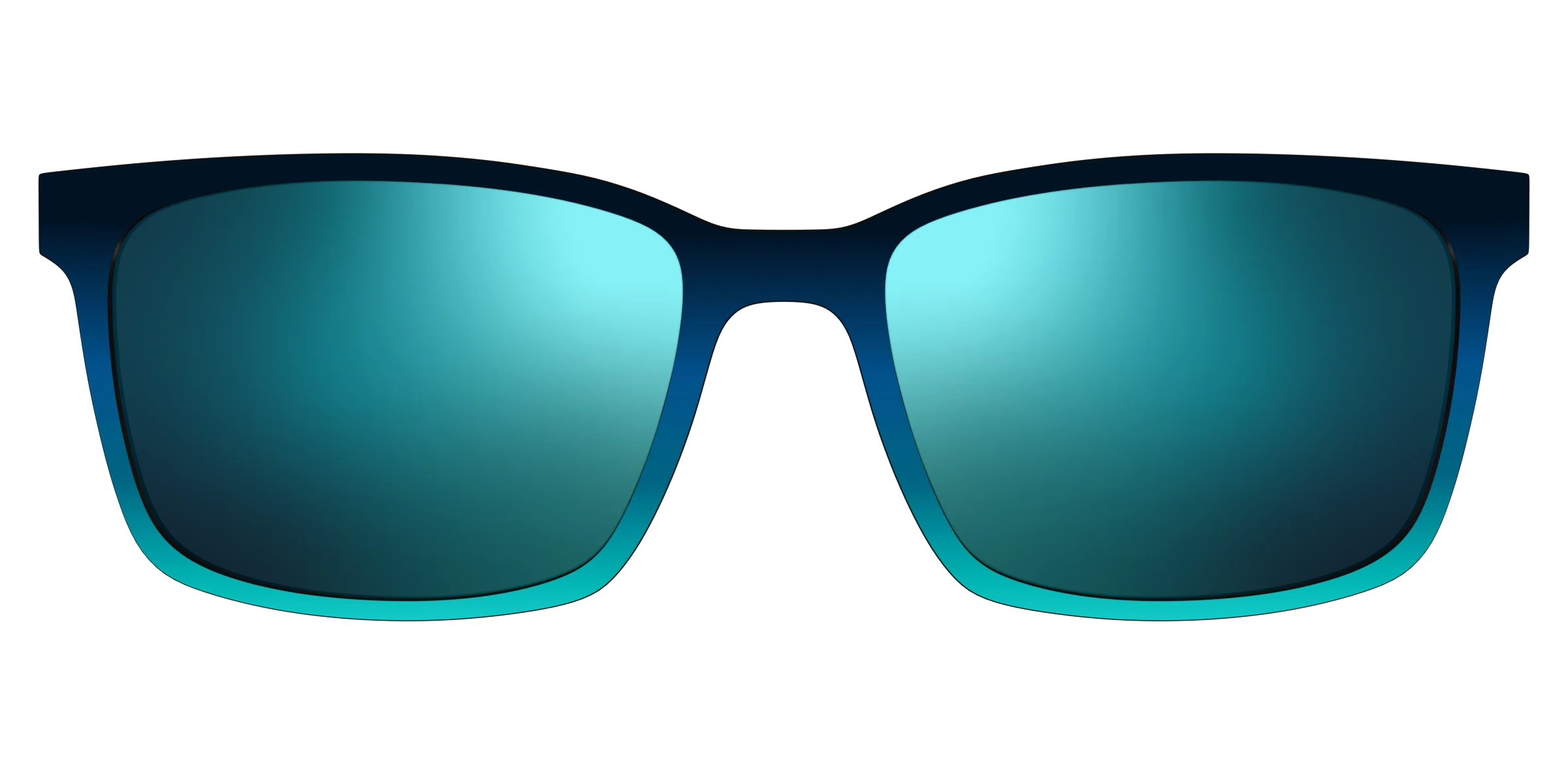 The Polarized Royal Blue to Seafoam Gradient Sun Top - Image 11