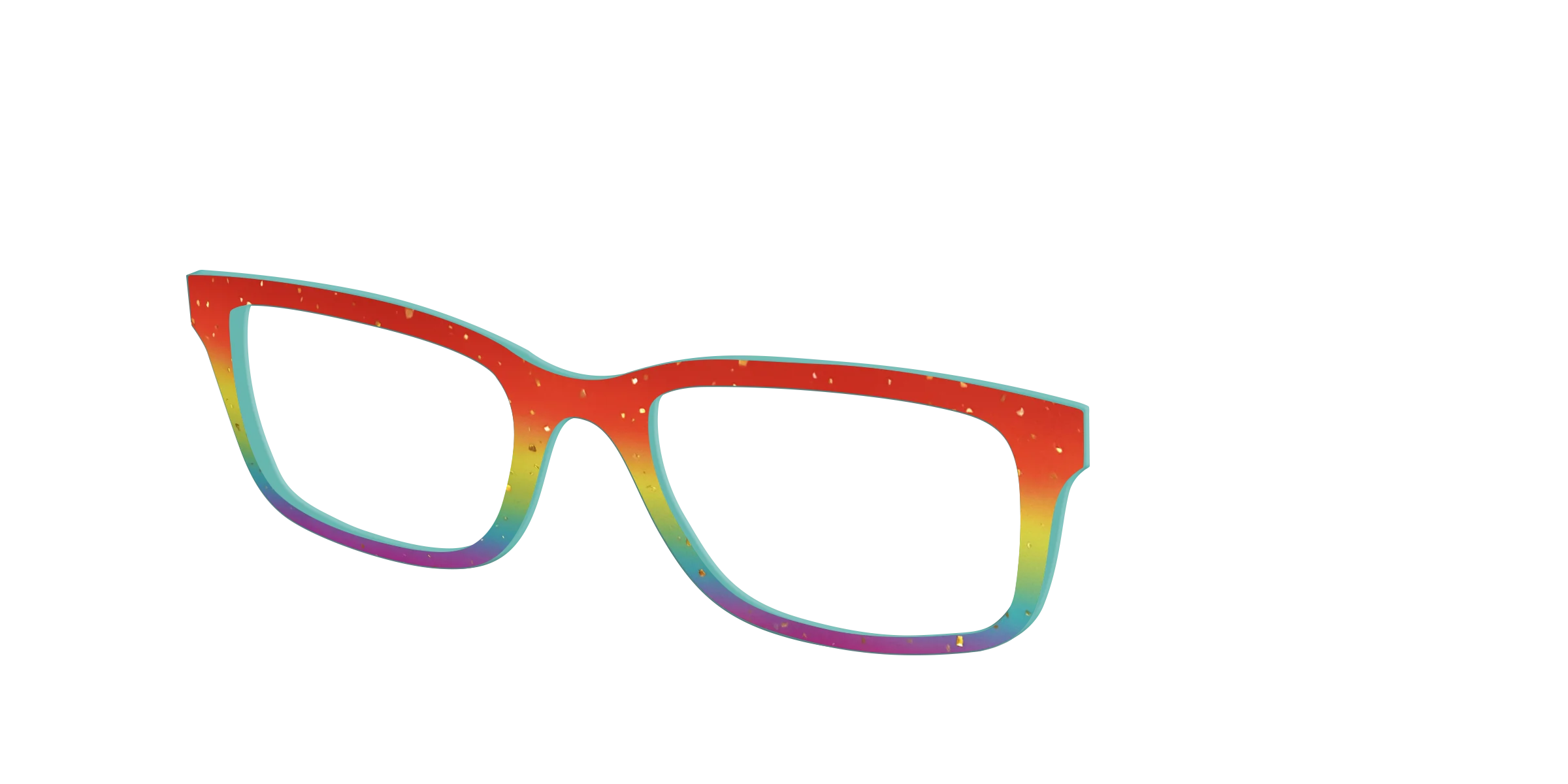 The Spectrum Gradient with Gold Flakes - Image 6