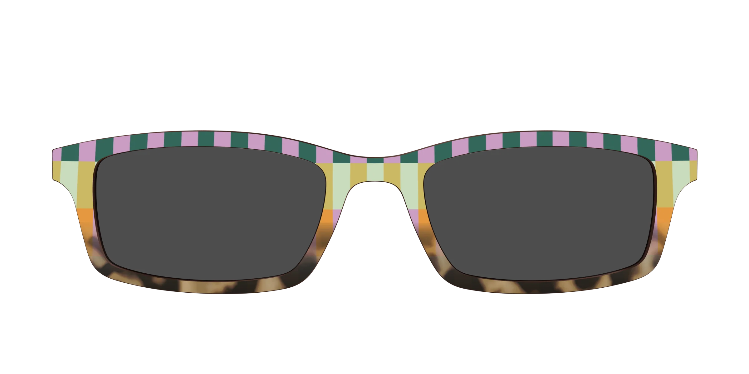 The Polarized Summer Stripes Tortoise Sun Top