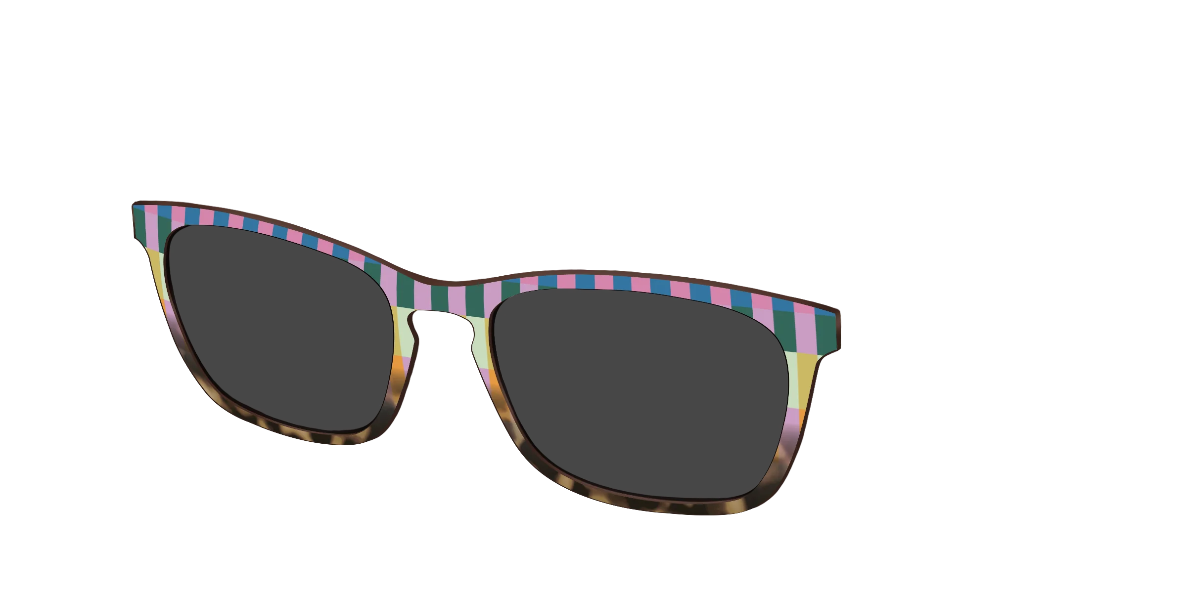 The Polarized Summer Stripes Tortoise Sun Top - Image 14