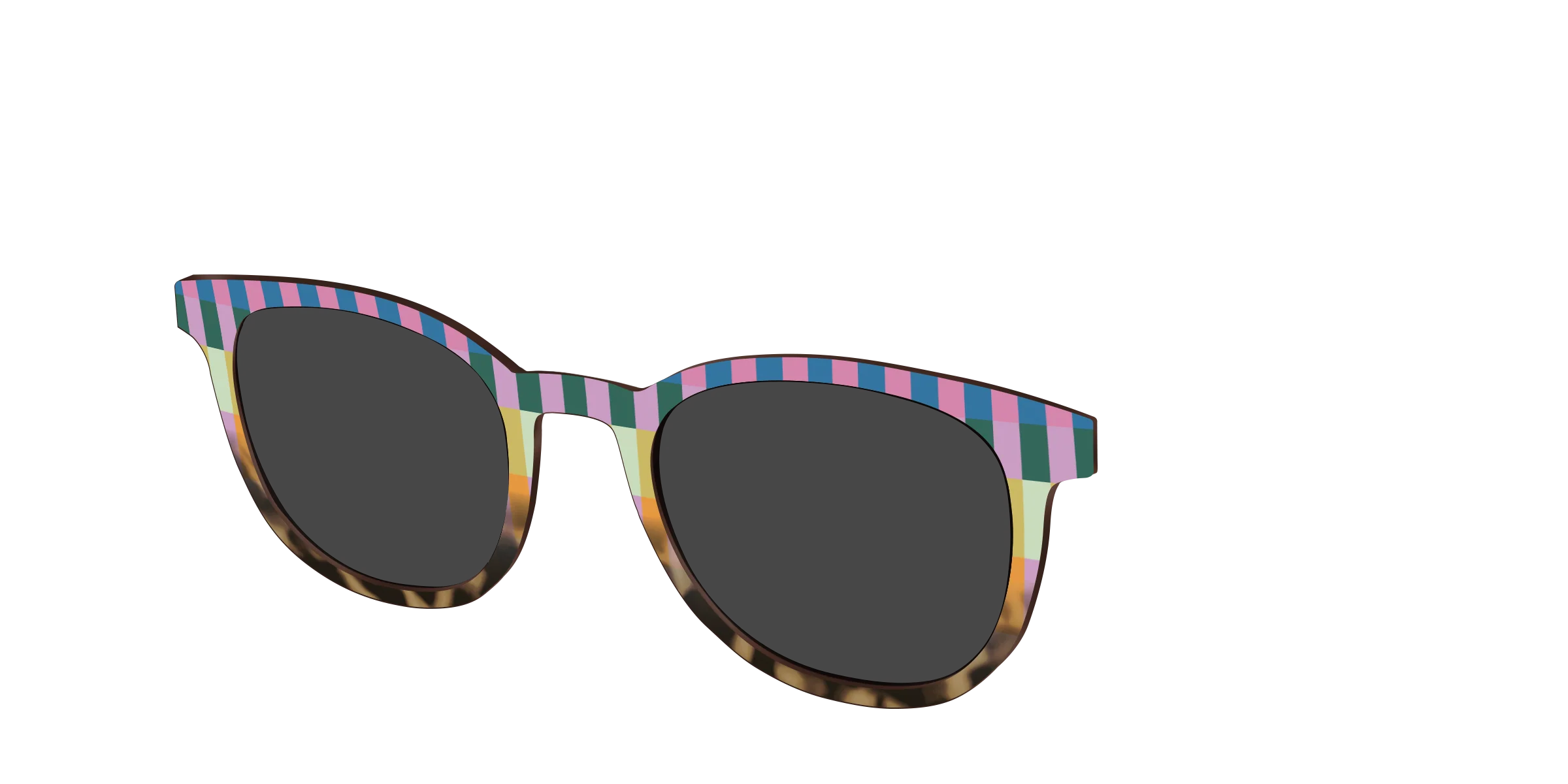 The Polarized Summer Stripes Tortoise Sun Top - Image 16