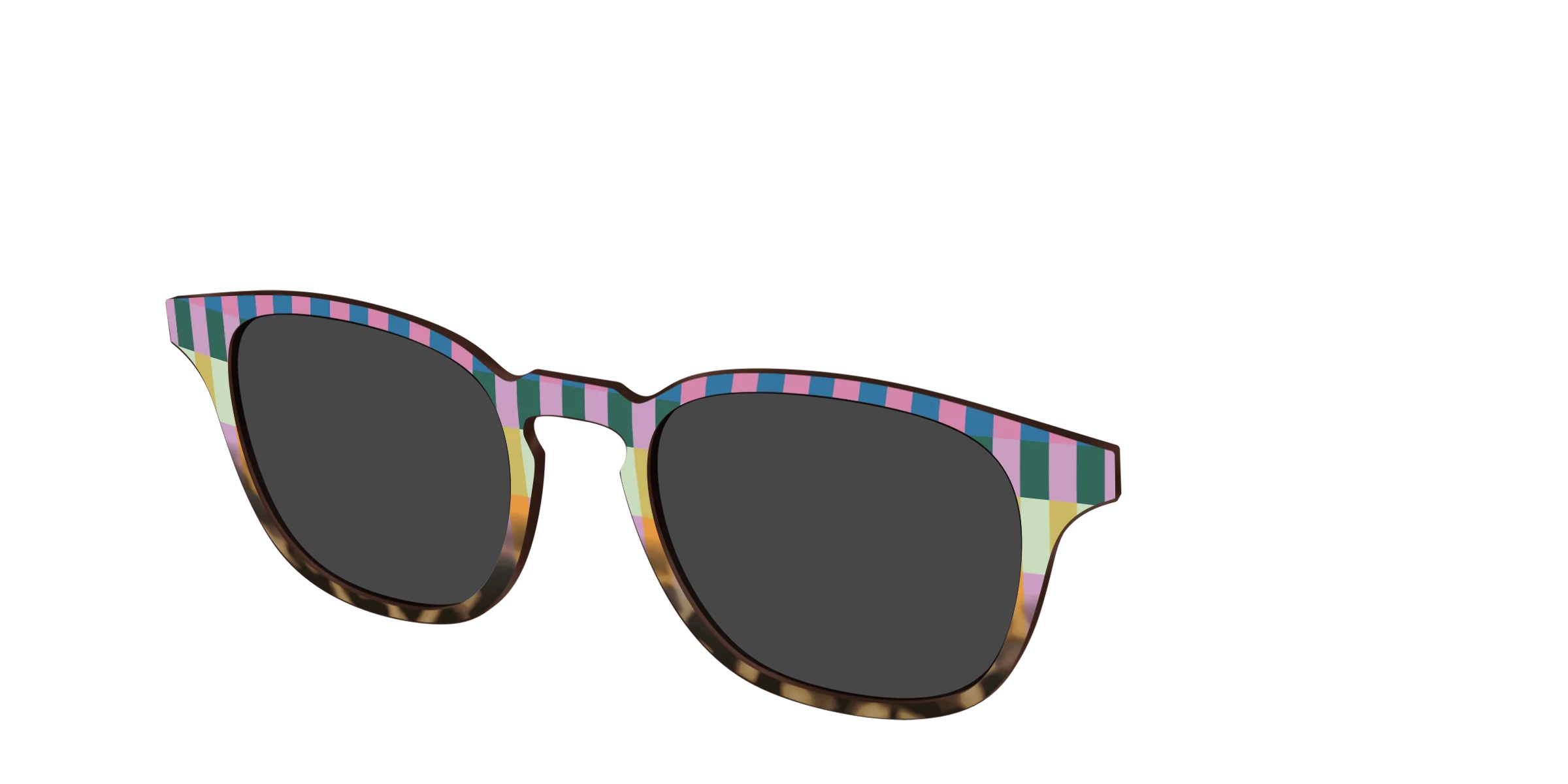 The Polarized Summer Stripes Tortoise Sun Top - Image 18