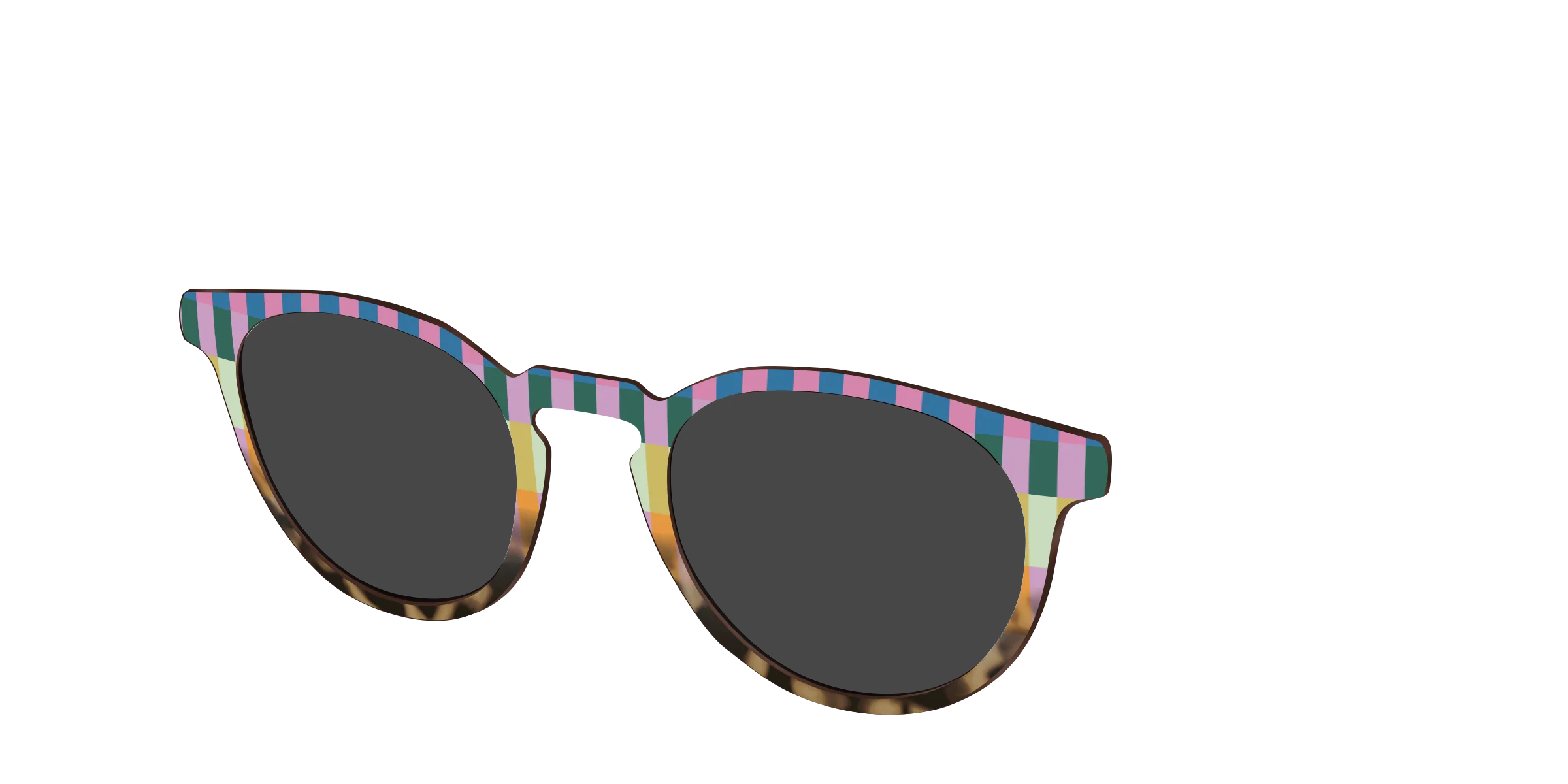 The Polarized Summer Stripes Tortoise Sun Top - Image 20