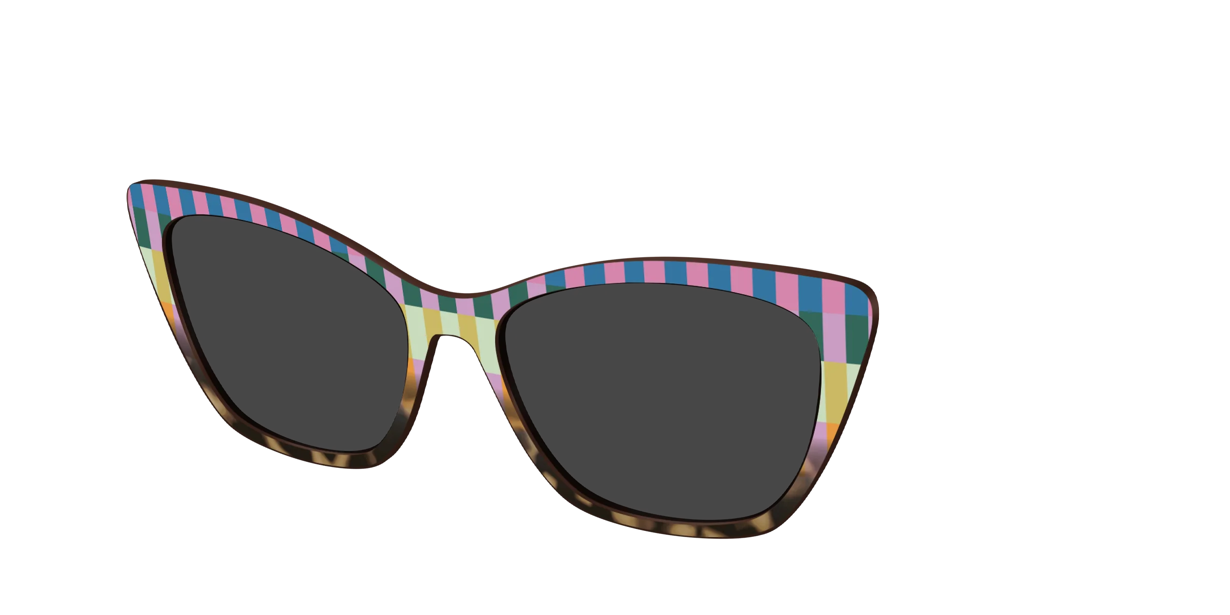 The Polarized Summer Stripes Tortoise Sun Top - Image 26
