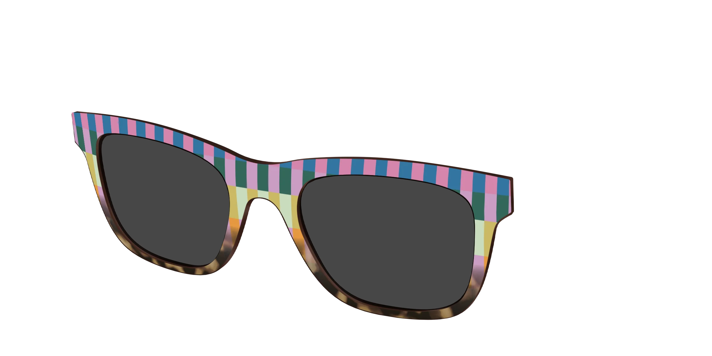The Polarized Summer Stripes Tortoise Sun Top - Image 28