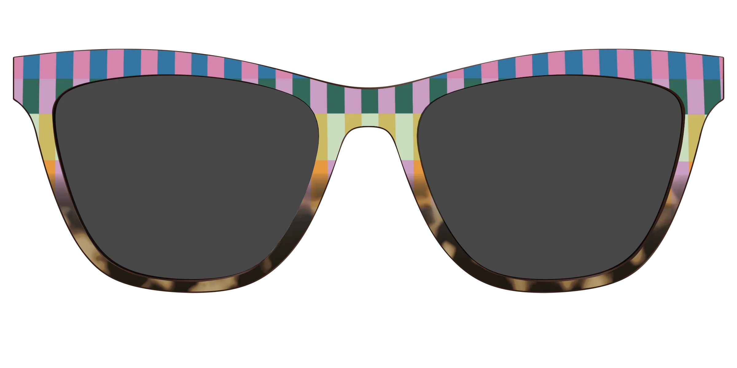 The Polarized Summer Stripes Tortoise Sun Top - Image 29