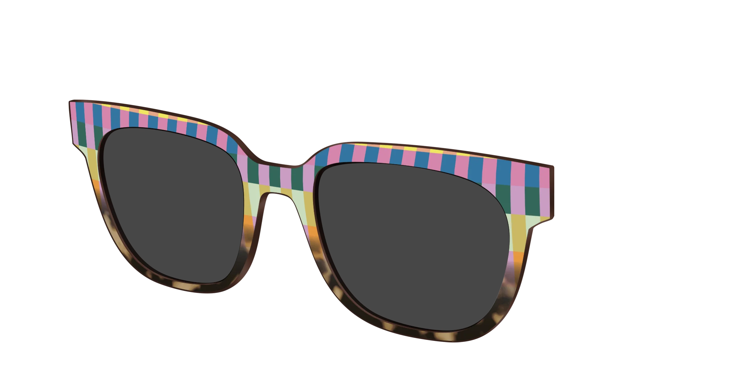The Polarized Summer Stripes Tortoise Sun Top - Image 32