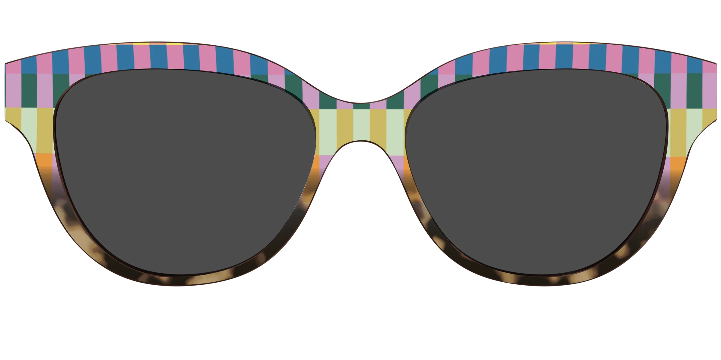 The Polarized Summer Stripes Tortoise Sun Top - Image 33
