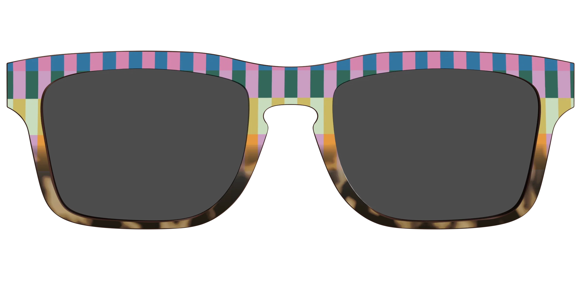 The Polarized Summer Stripes Tortoise Sun Top - Image 35