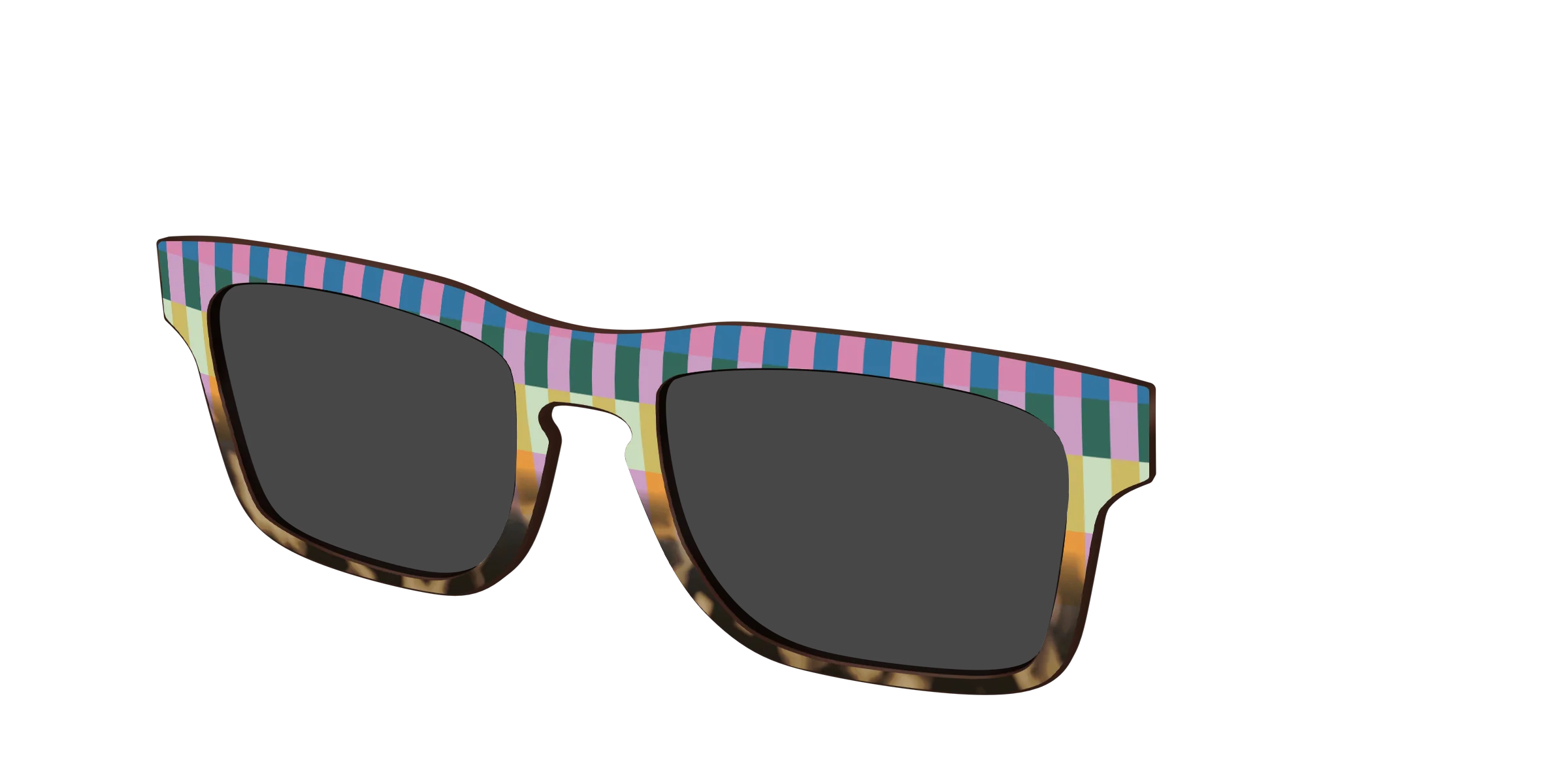 The Polarized Summer Stripes Tortoise Sun Top - Image 36