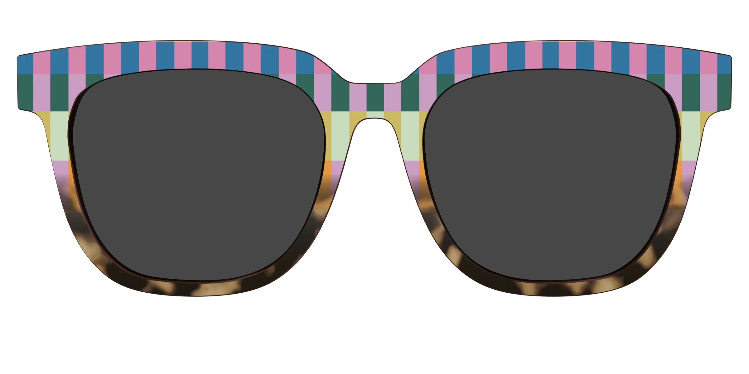 The Polarized Summer Stripes Tortoise Sun Top - Image 37