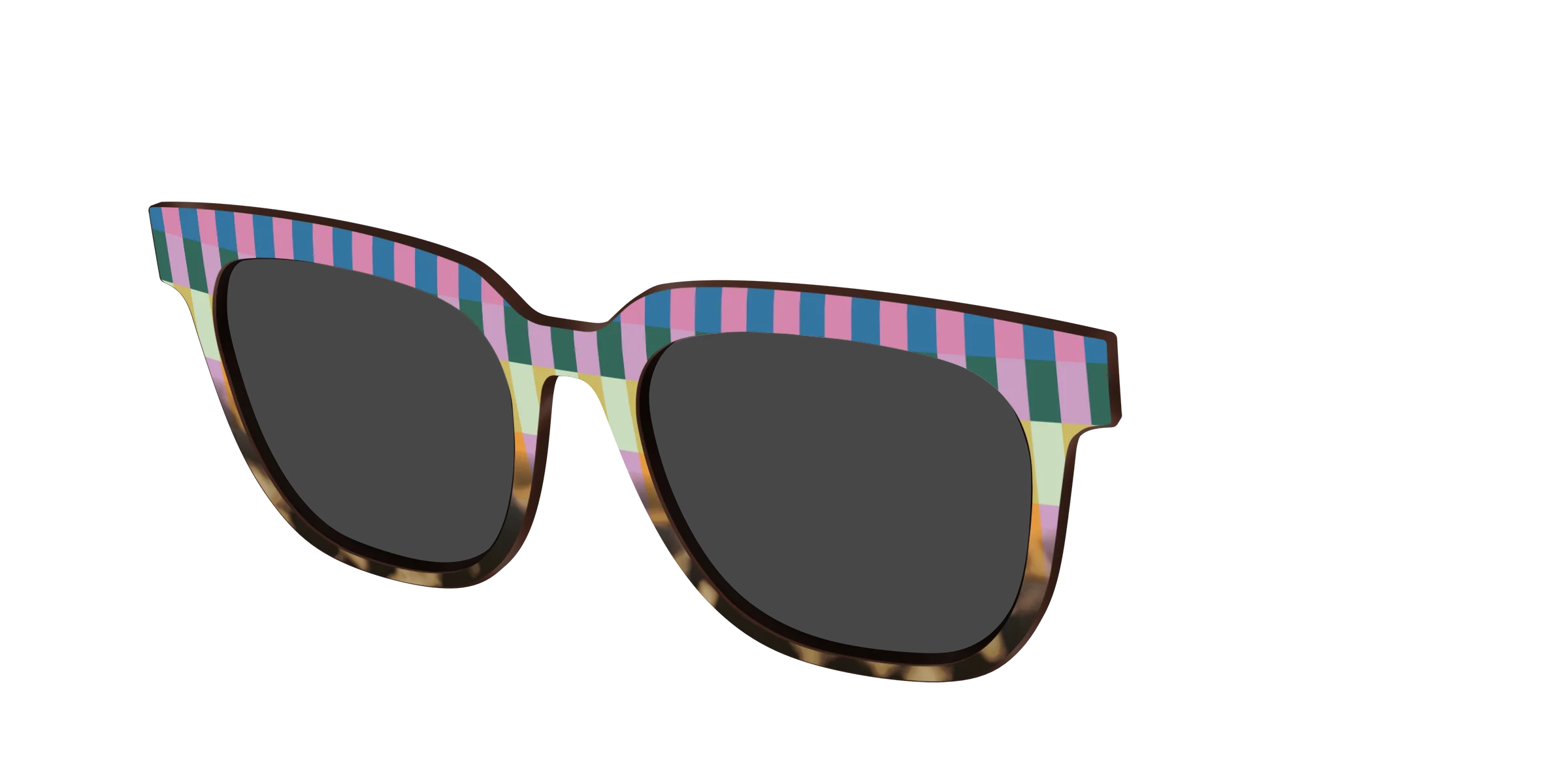 The Polarized Summer Stripes Tortoise Sun Top - Image 38
