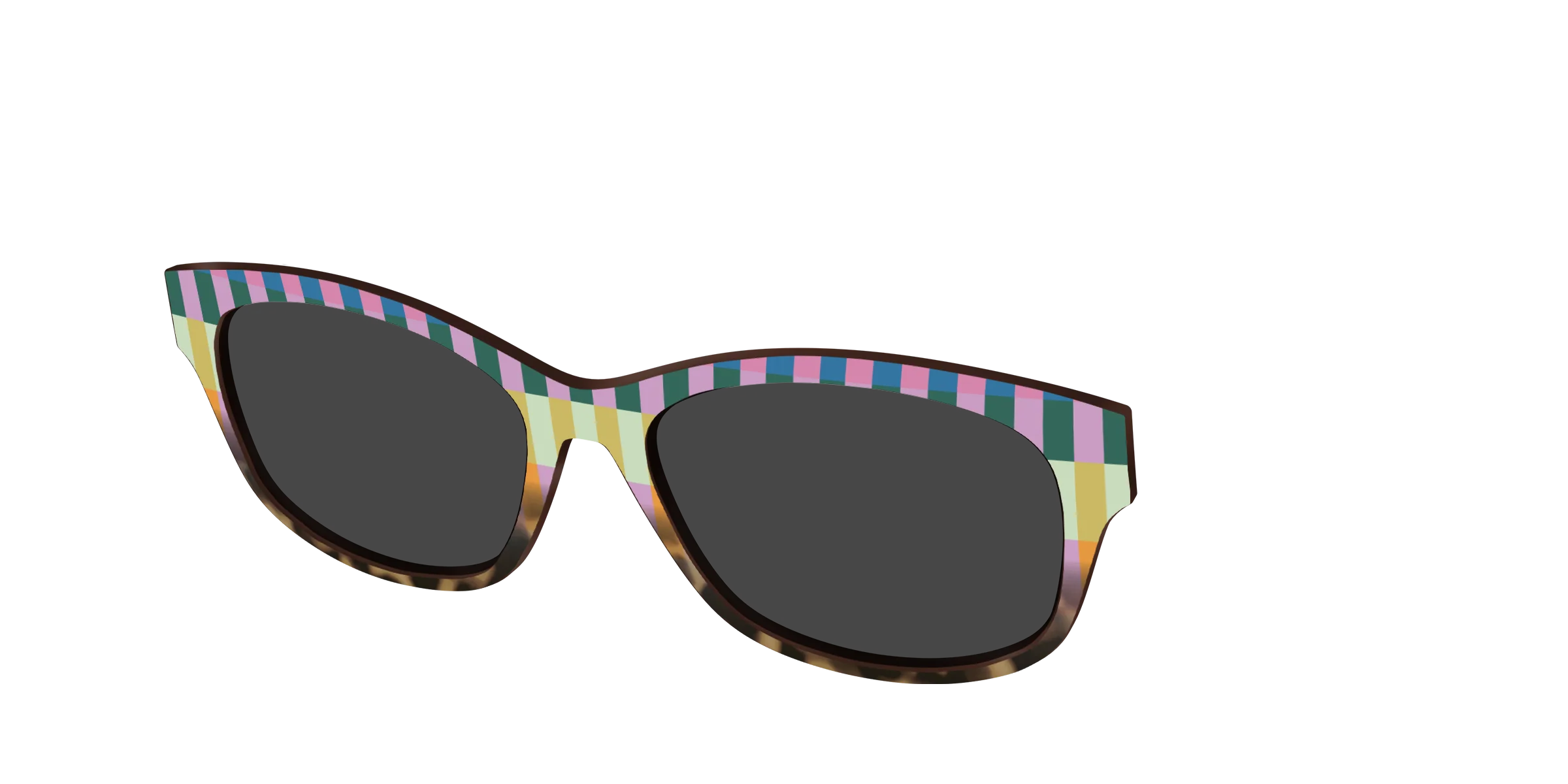 The Polarized Summer Stripes Tortoise Sun Top - Image 40