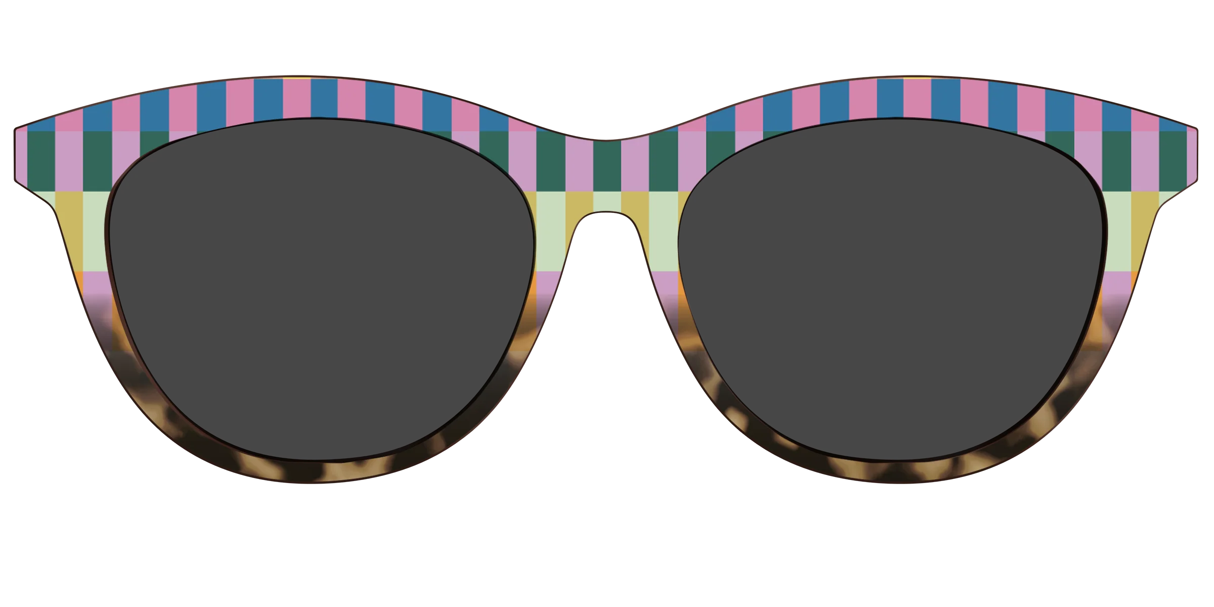 The Polarized Summer Stripes Tortoise Sun Top - Image 41