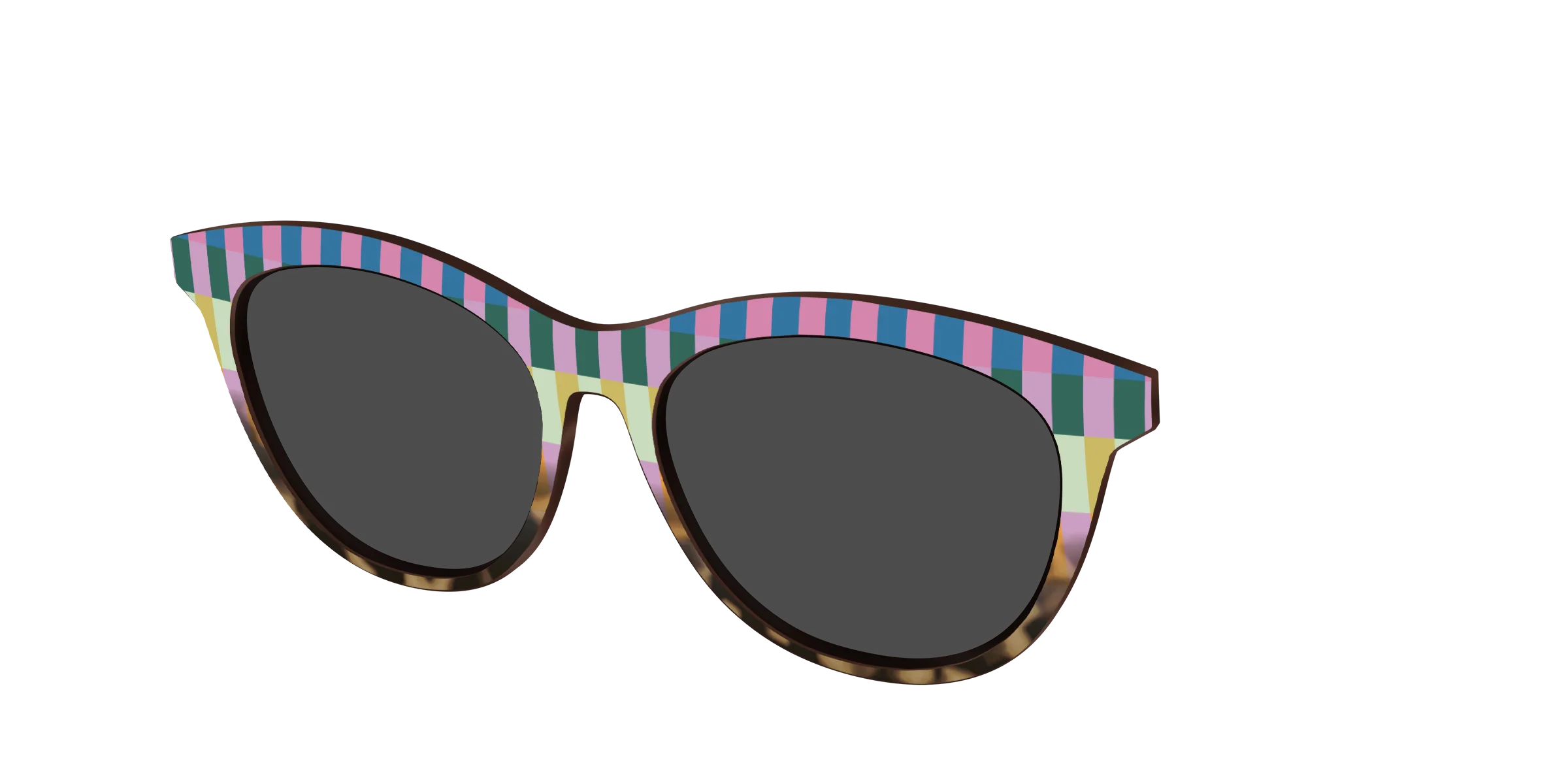 The Polarized Summer Stripes Tortoise Sun Top - Image 42