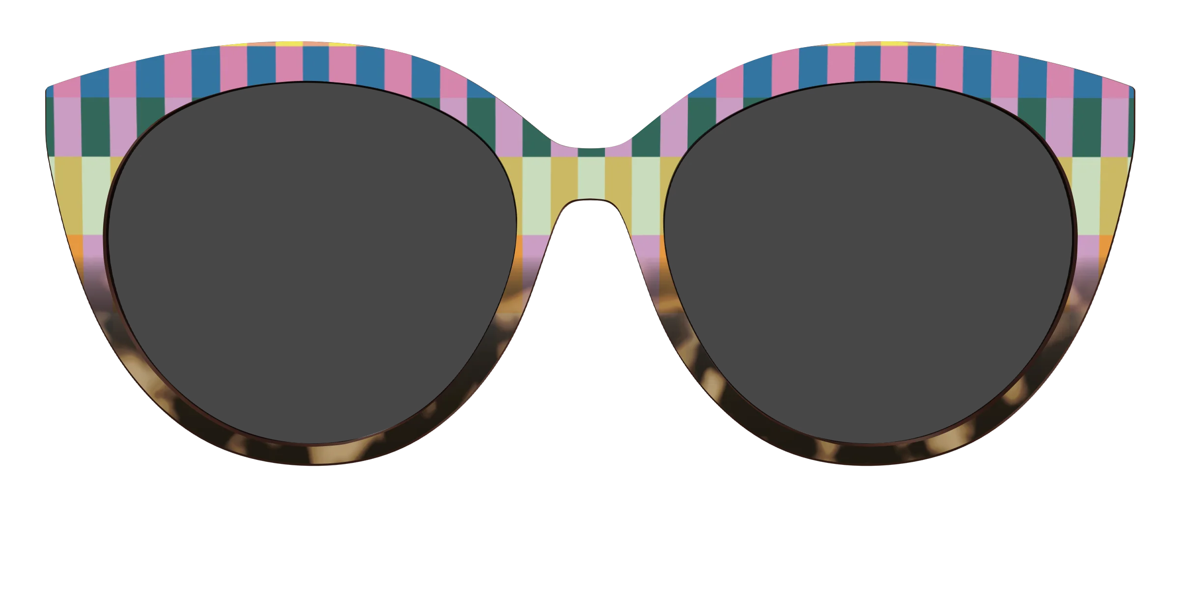 The Polarized Summer Stripes Tortoise Sun Top - Image 43