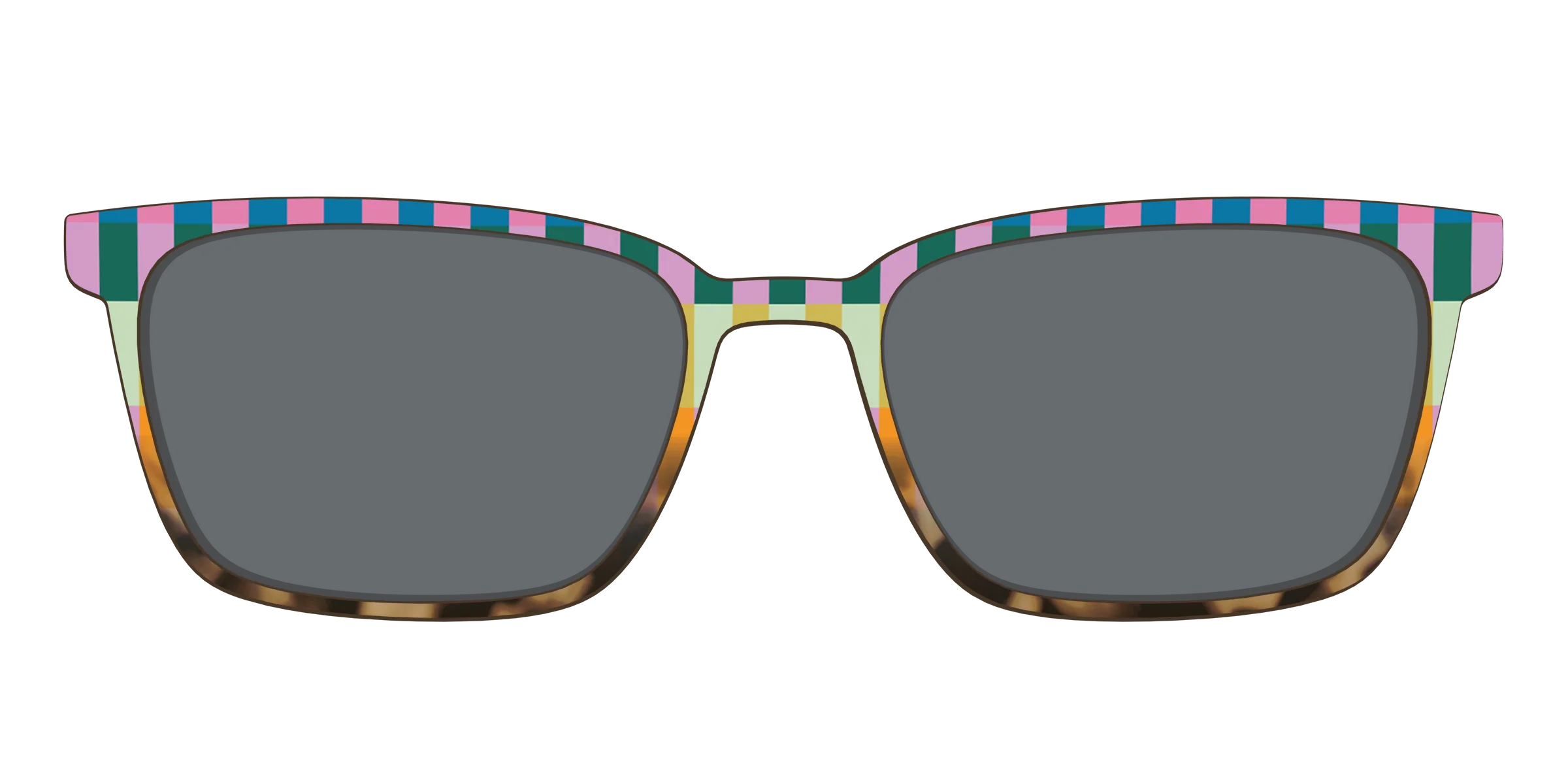 The Polarized Summer Stripes Tortoise Sun Top - Image 45