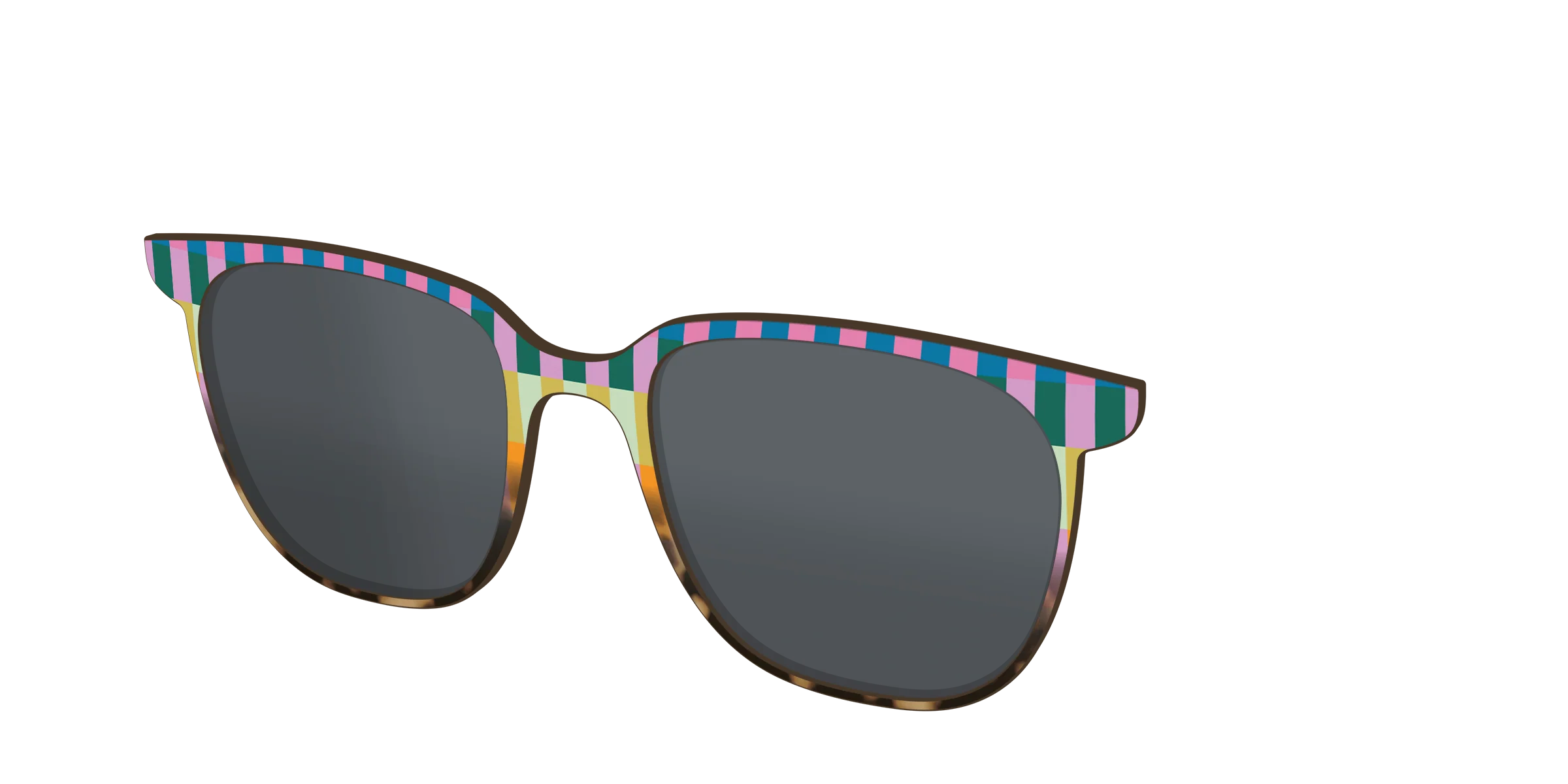 The Polarized Summer Stripes Tortoise Sun Top - Image 48