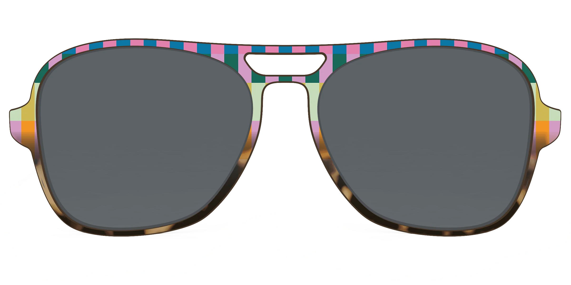 The Polarized Summer Stripes Tortoise Sun Top - Image 51