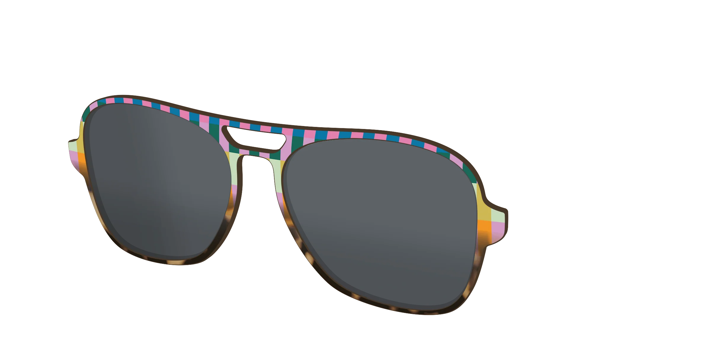 The Polarized Summer Stripes Tortoise Sun Top - Image 52