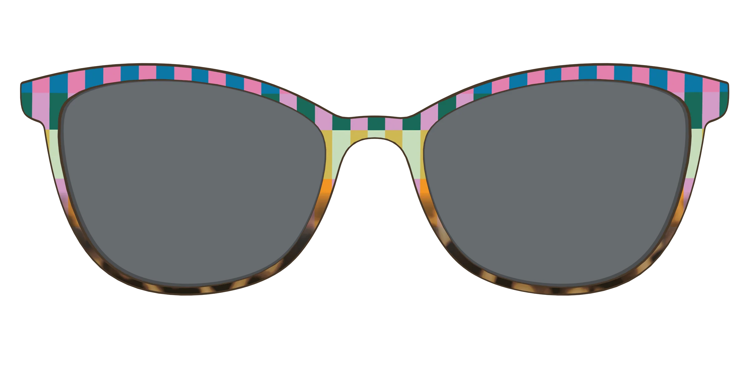 The Polarized Summer Stripes Tortoise Sun Top - Image 53