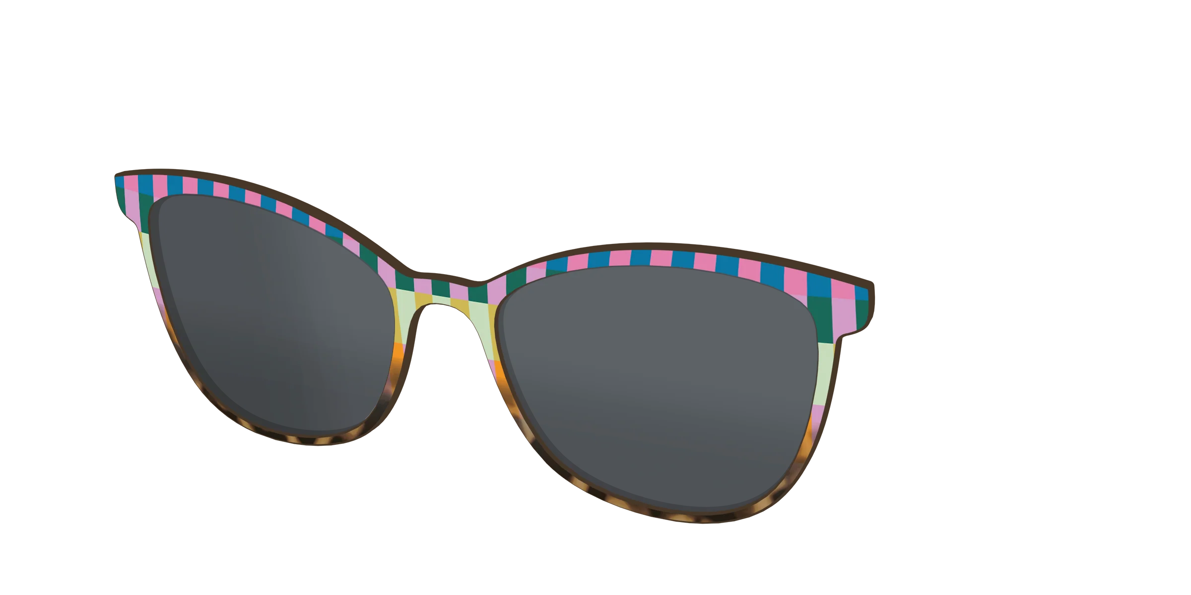 The Polarized Summer Stripes Tortoise Sun Top - Image 54