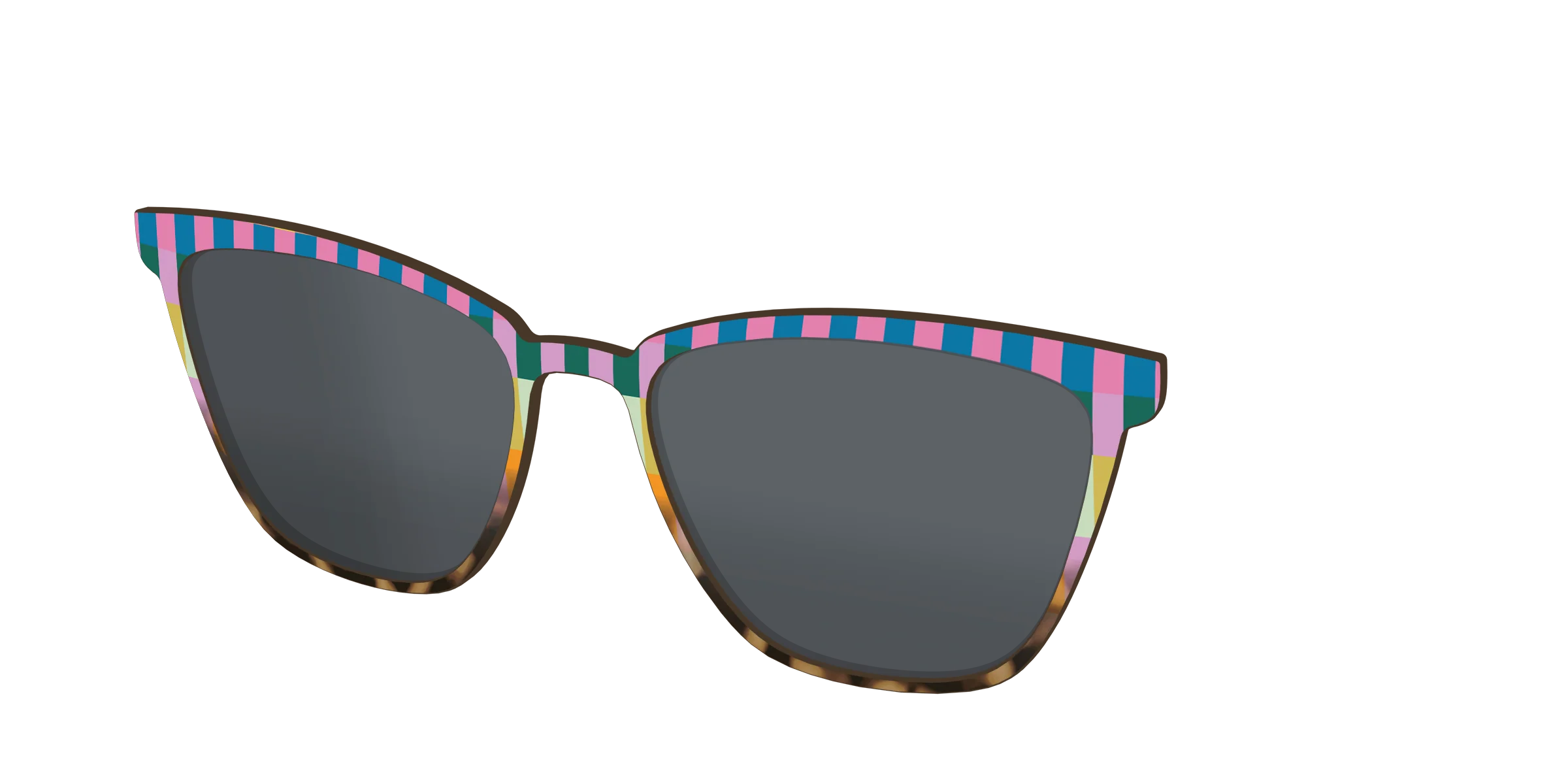 The Polarized Summer Stripes Tortoise Sun Top - Image 58