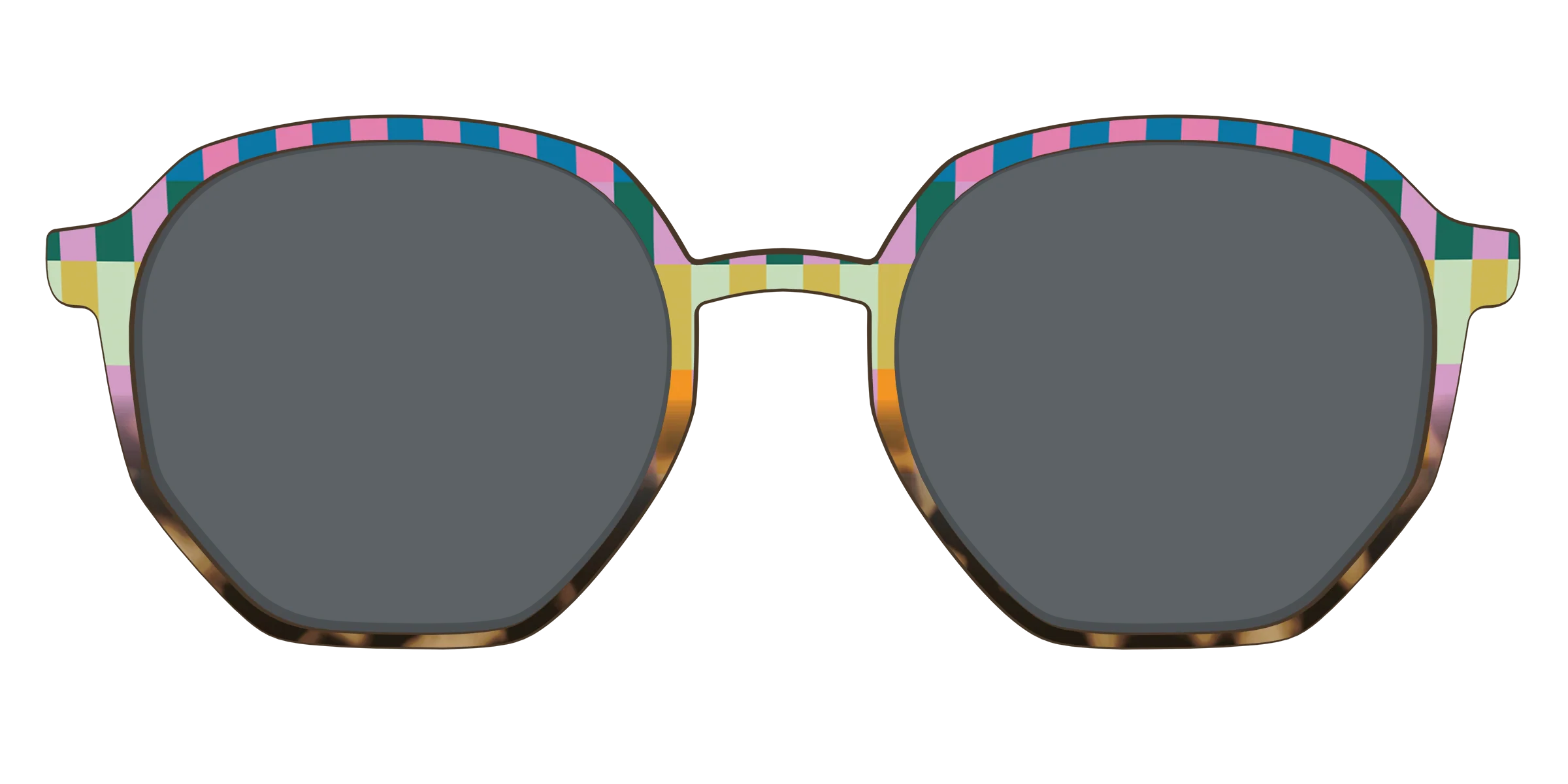 The Polarized Summer Stripes Tortoise Sun Top - Image 59