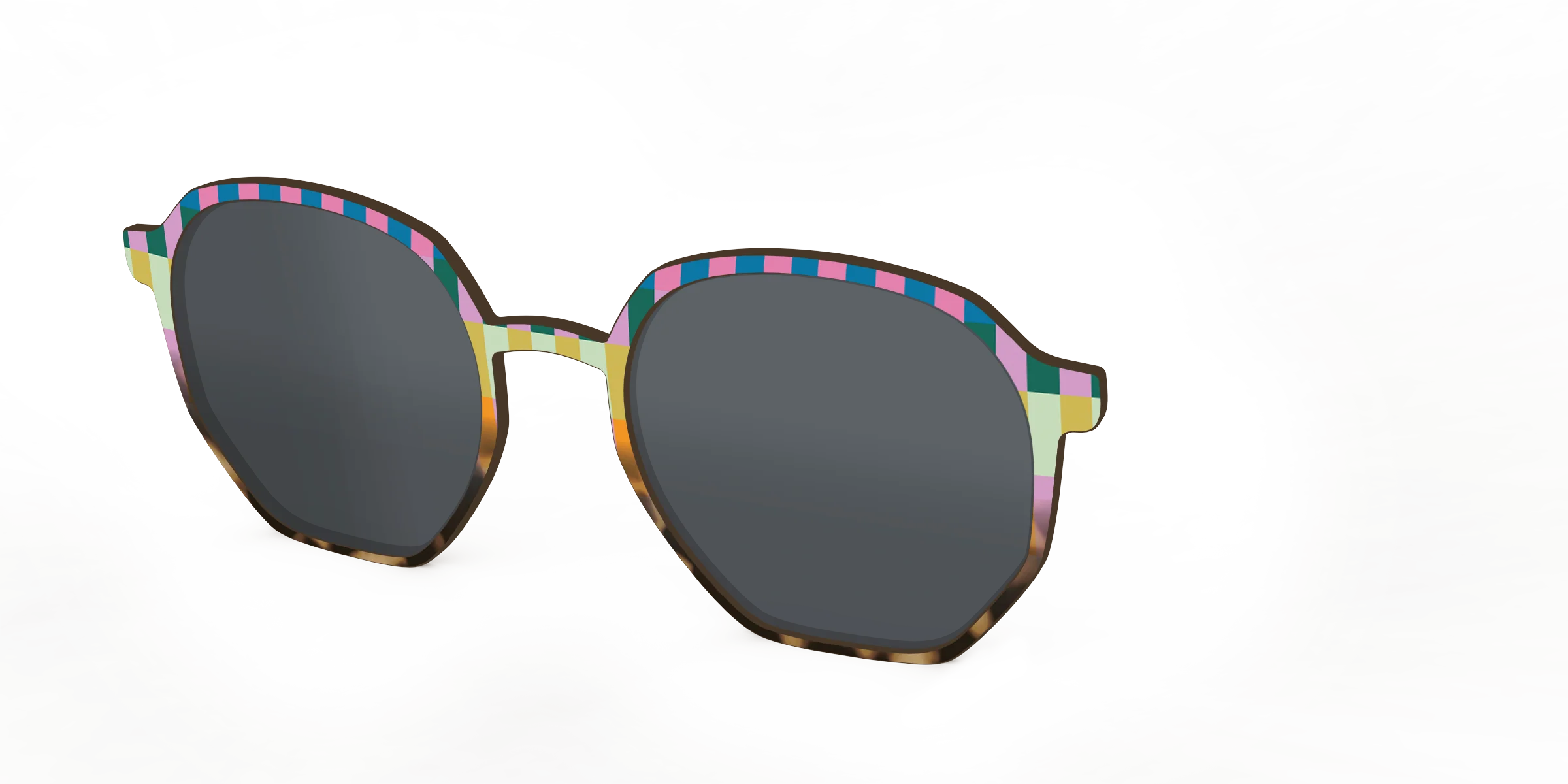 The Polarized Summer Stripes Tortoise Sun Top - Image 60