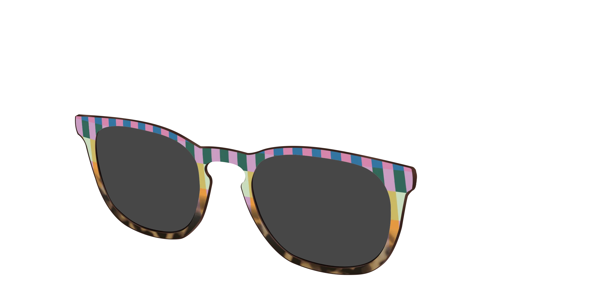The Polarized Summer Stripes Tortoise Sun Top - Image 8