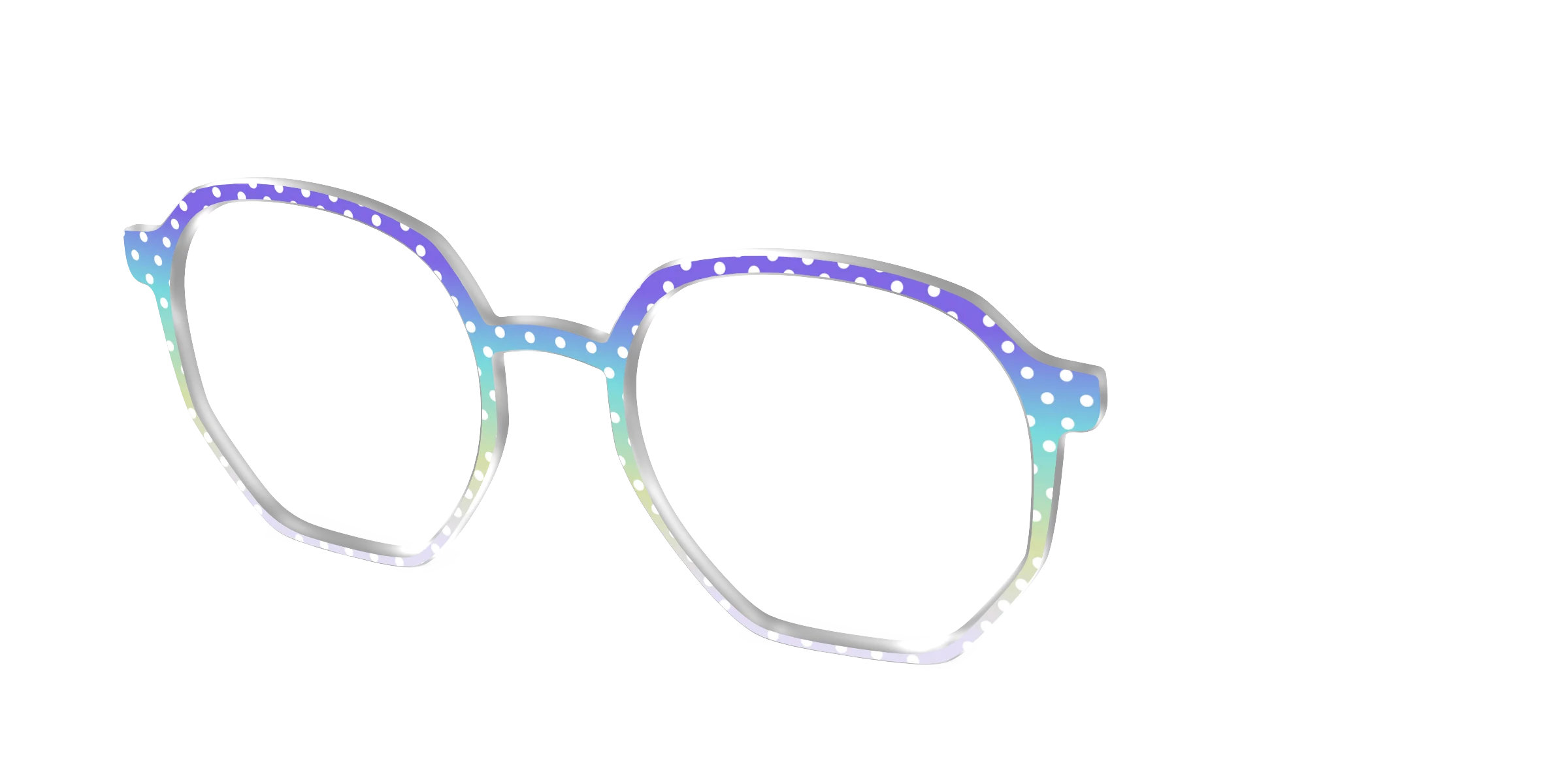 The Violet to Thistle Gradient Polka Dot - Image 60