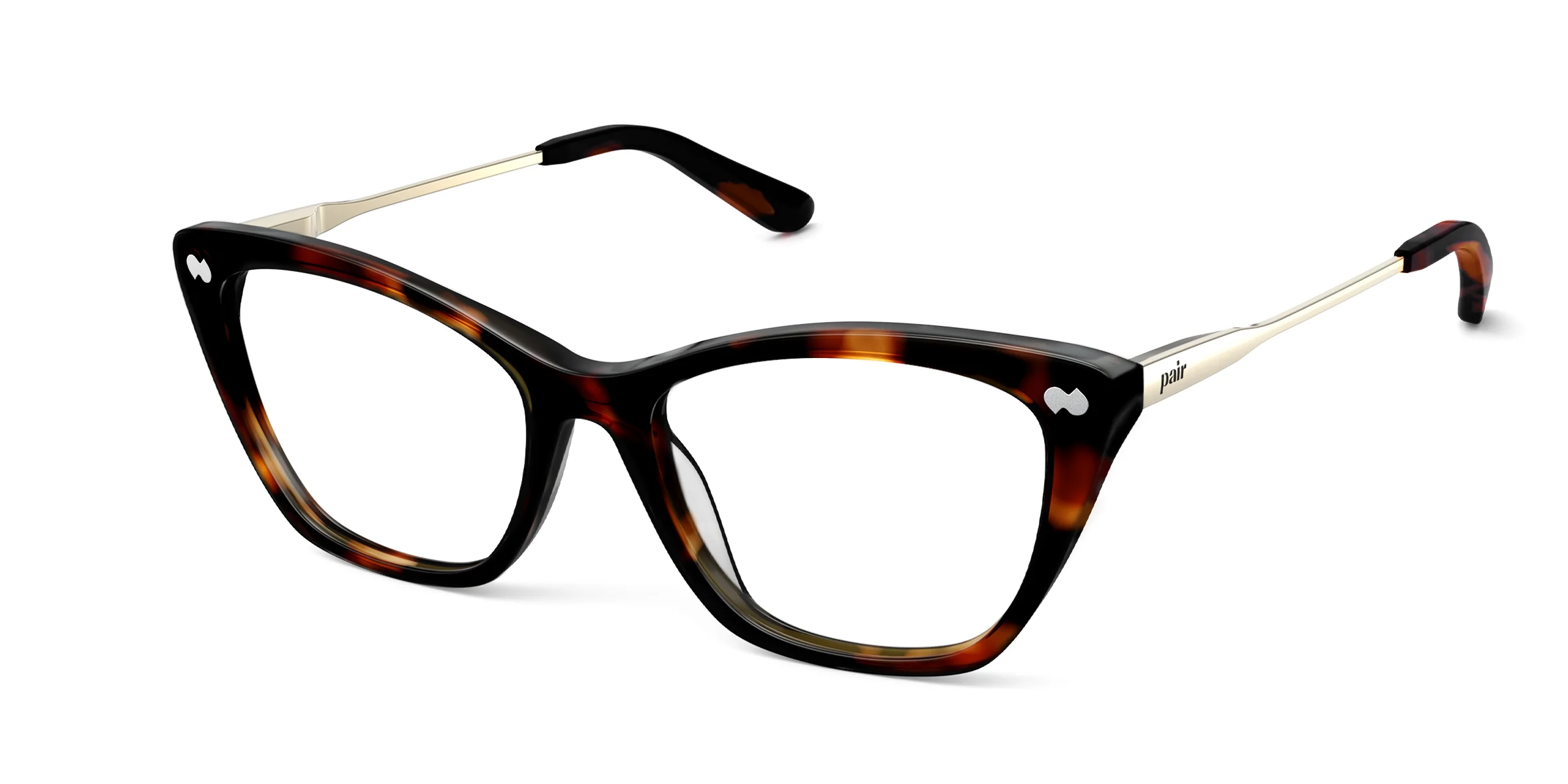 The Wanda - Tortoise Acetate Gold Metal