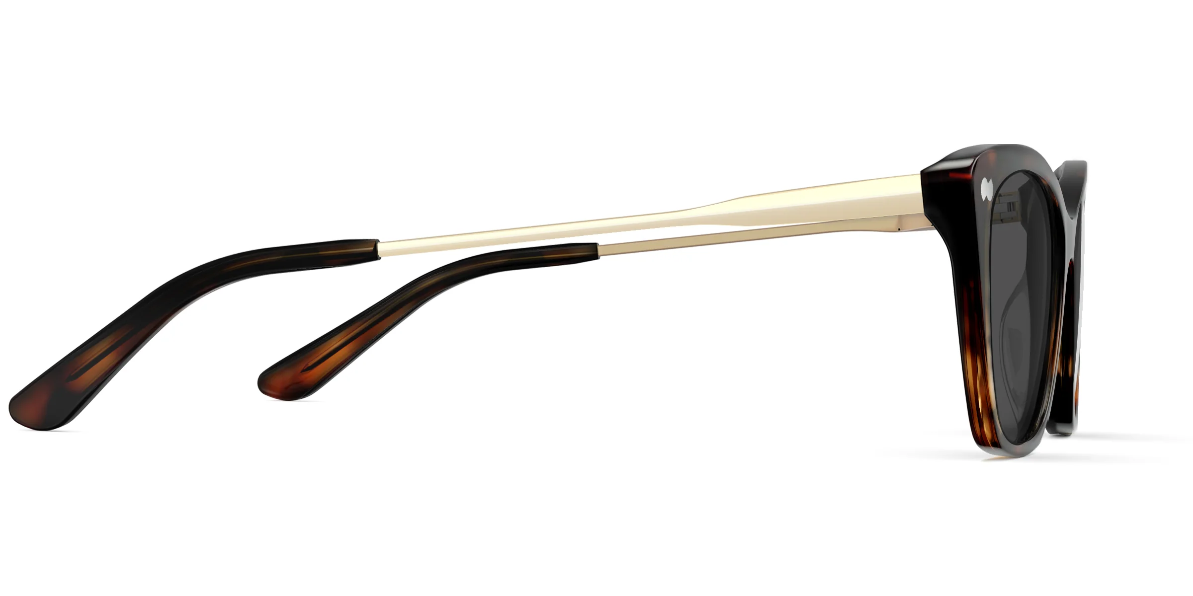 The Wanda - Tortoise Acetate Gold Metal Sun - Image 5